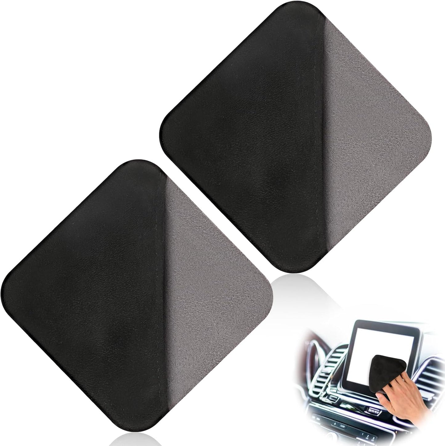 2 PCS Car Screen Cleaner, Car Touch Screen Cleaner, Microfiber Cloth Auto Touchscreen Cleaning Wipes, Car Cleaning Wipes Cleaning Cloth Screen Cleaner Cloth for Vehicle Dashboard Car Display Interior