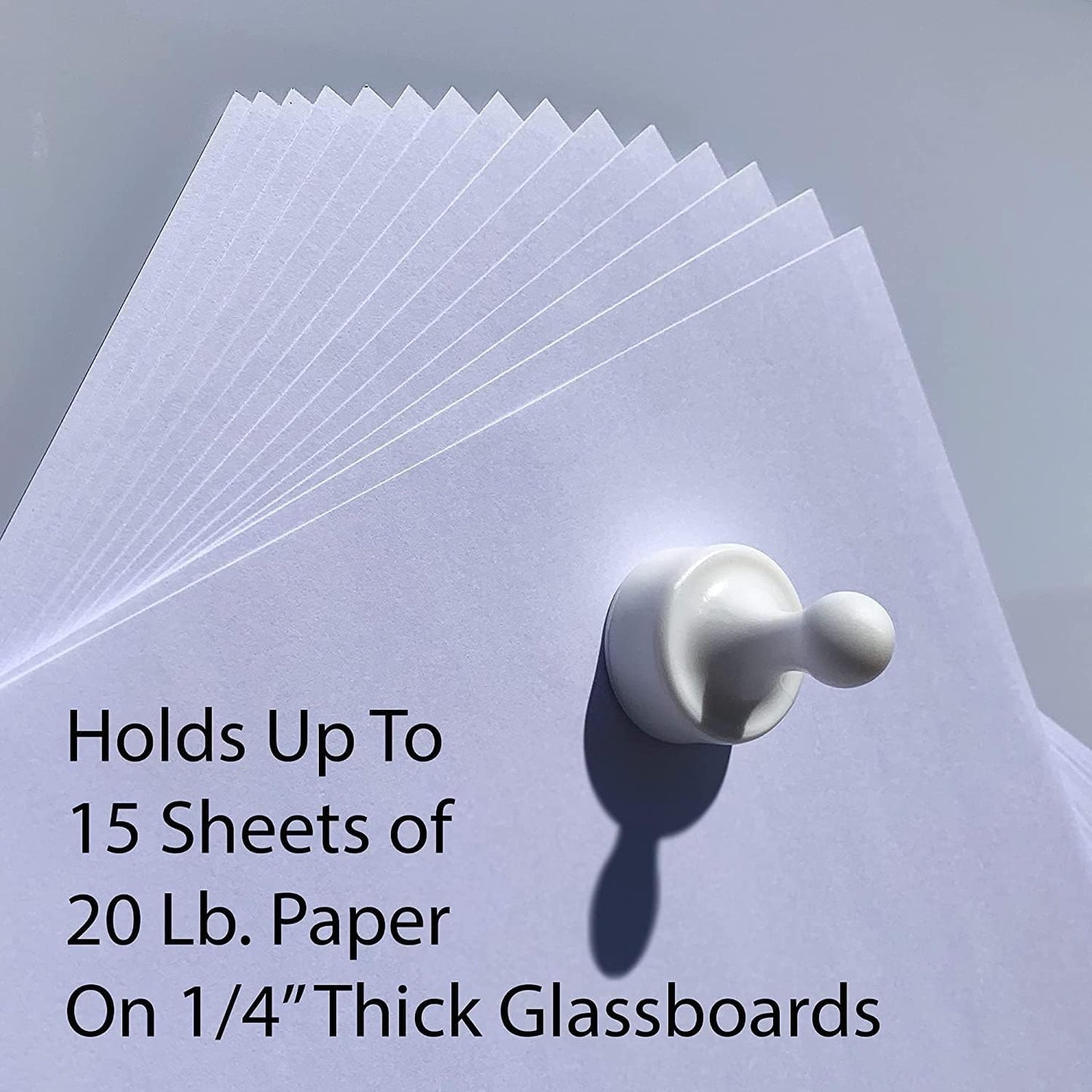 GLASSBOARD STUDIO Powerful Neodymium Magnets, Pawn-Shaped - Strong Fridge/Refrigerator and Whiteboard Magnet, Ideal for Office, Kitchen, Crafts - Rare Earth, Heavy Duty (8, Summer Mint)