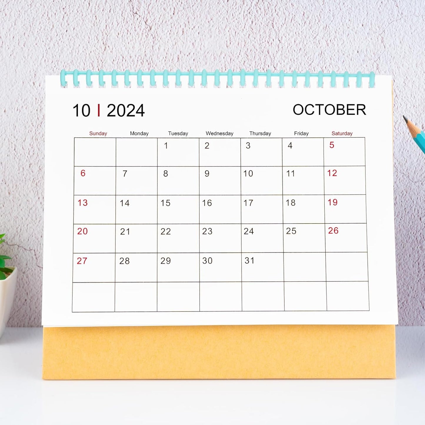 PATIKIL 8.5mm(0.3") Spiral Binder Ring,10 Pcs 30 Rings 25 Sheet Capacity Comb Binding Spines for Binding Paper Sheets Notebook Calendar Picture Album, Red