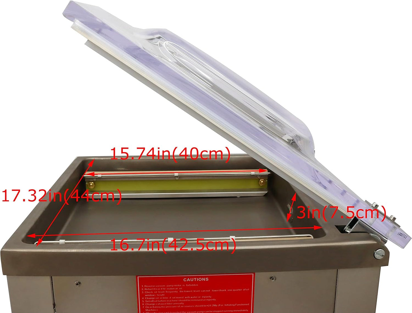 INTSUPERMAI DZ-400 Single Chamber Vacuum Packaging Machine Microcomputer Operation Panel Vacuum Sealing Machine Packaging Sealer 110V
