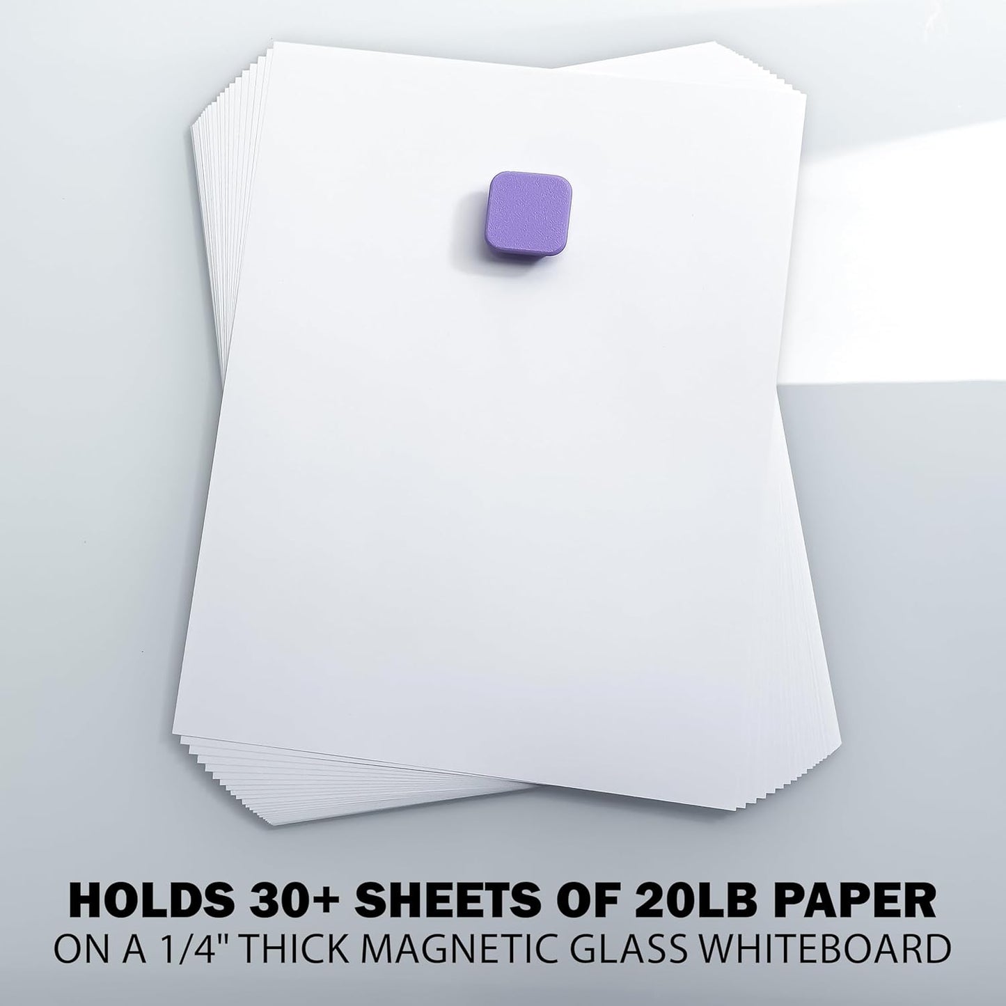 Glassboard Studio MiniBar Magnet - Strong Neodymium Rare Earth Magnets - Fridge, Whiteboard, Locker & Magnetic Glassboards - Ideal for Crafting & Office Use - Strong Fridge Magnets (Spring Green, 12)