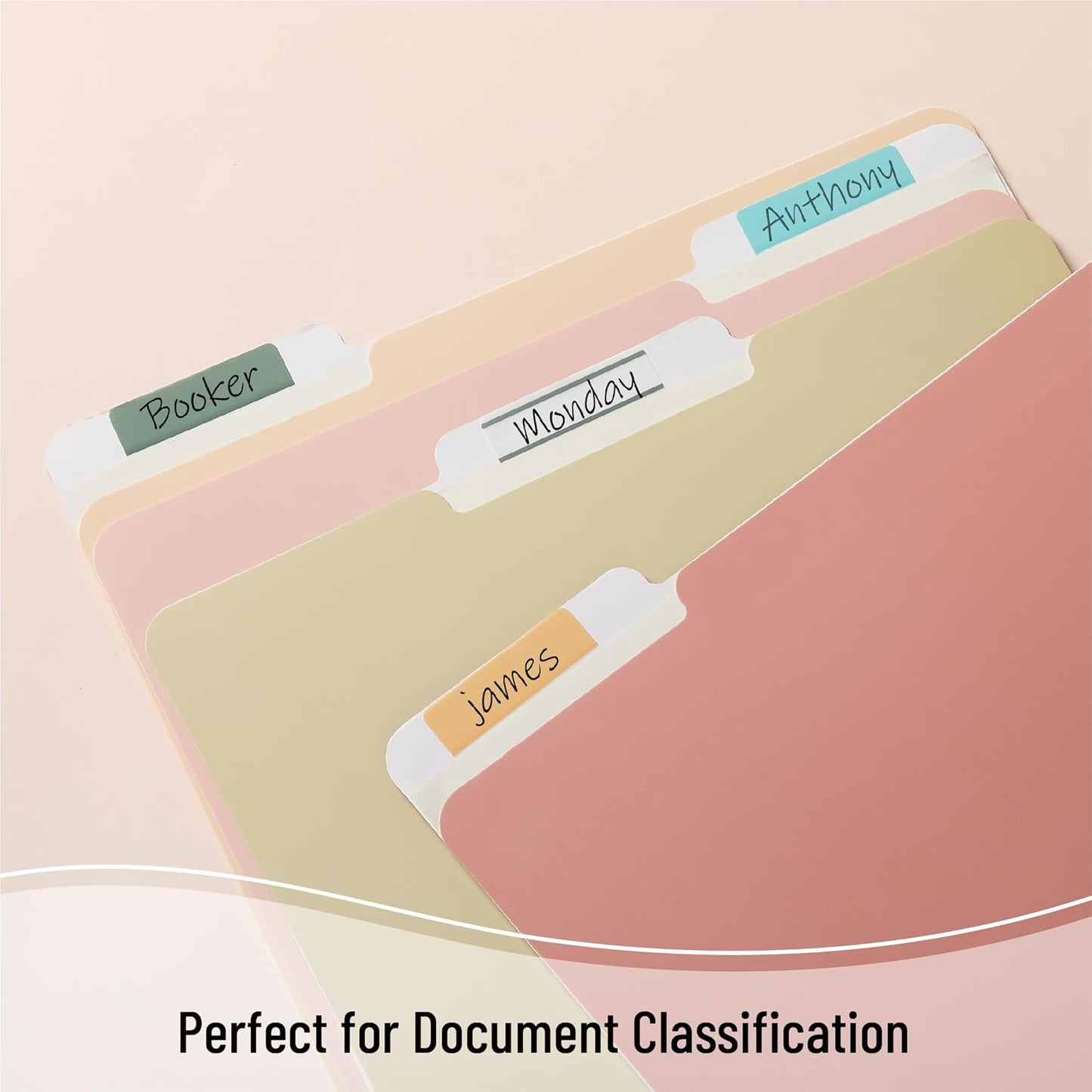 Mr. Pen- Sticky Index Tabs, 500 Pcs, 21 Sets, Colorful Sticky Tabs for Notebooks, Page Markers, Page Tabs for Binders, Page Tabs Sticky Tabs for Books, Notebook Tabs, Book Sticky Tabs for Notebooks