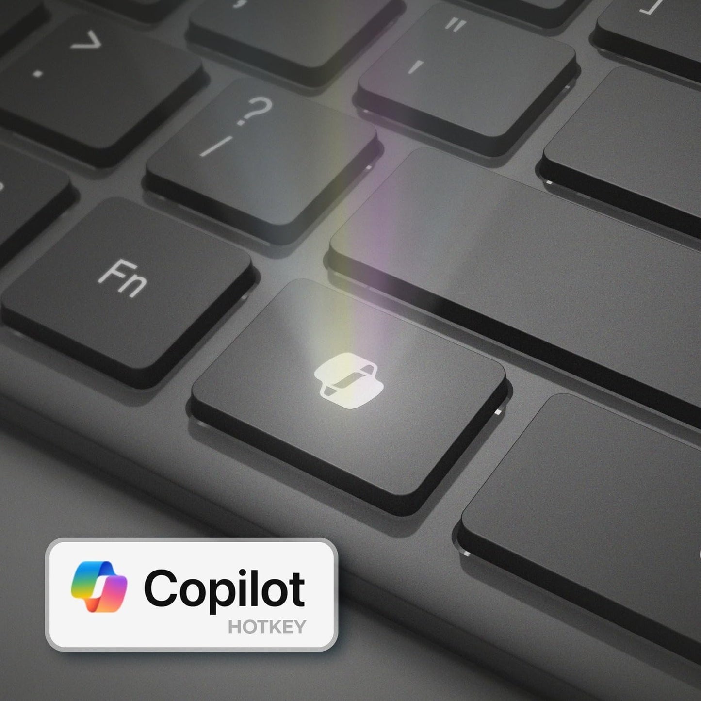 Adesso Wireless Scissor Switch Keyboard and Mouse Combo with Copilot AI Hotkey - Multi-OS Compatible for Mac, Quiet Switches, USB-A 2.4GHz Dongle