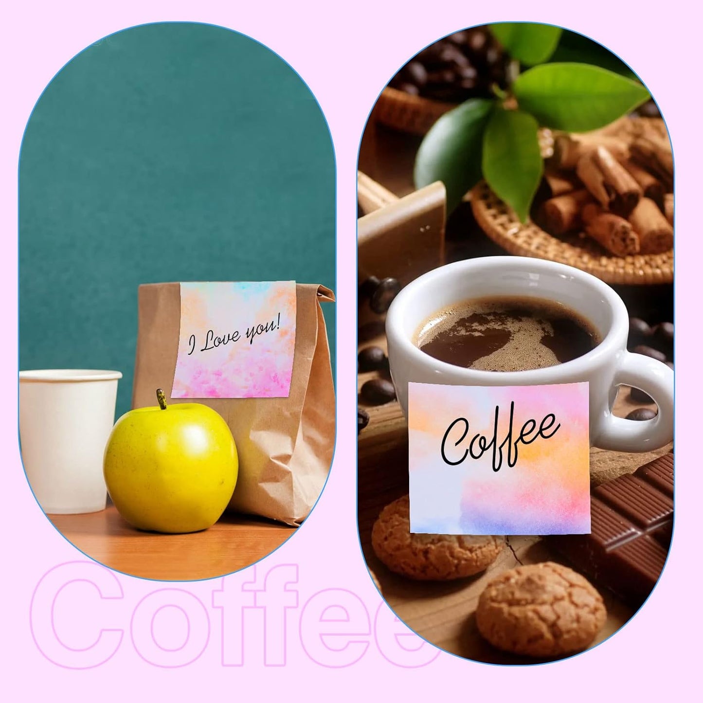 12 Pads Pop up Sticky Notes, 3x3 Cute Gradient Watercolor Self Stick Notes Pads, Multi Color Super Adhesive Memo Pads Refills, Easy to Post Paper Home Office Notebooks Supplies Accessories