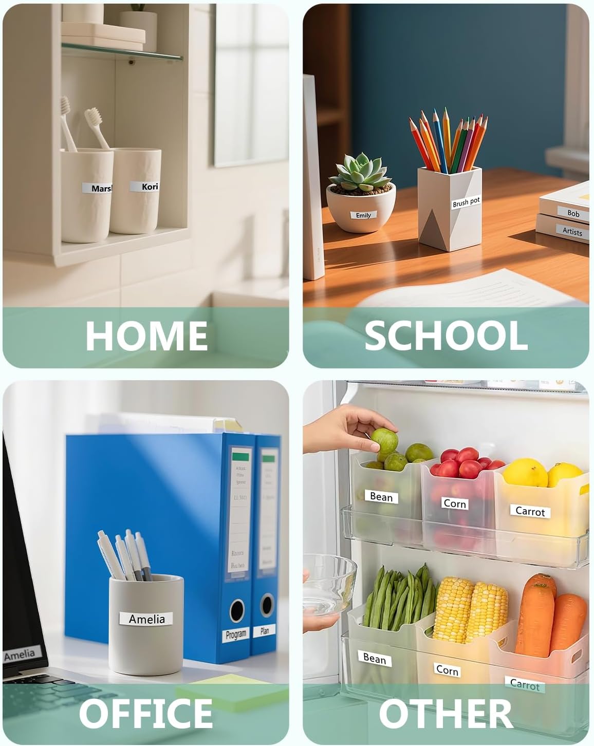 20-Pack 12mm 0.47 Laminated White Tape Tz231 Compatible for Brother Tze-231 P Touch Tze Tz Label Tape Refills Tze231 for PTH110 PTD220 PTD210 PTH103W PTD400 PT1280 PT1290 PT2040 Label Maker