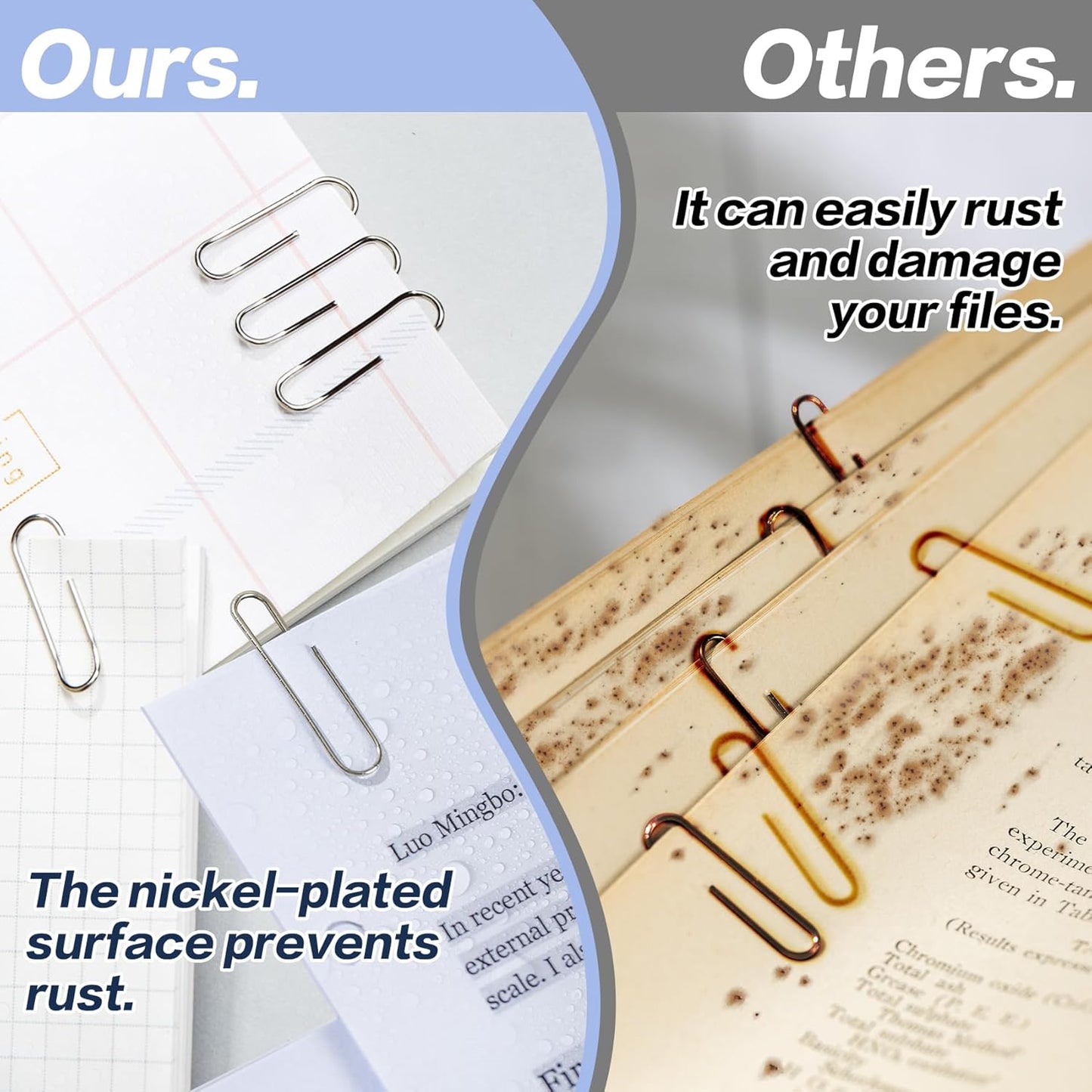 Deli #1 Smooth Paper Clips, 1000 Medium Paper Clips, 10 Boxes of 100 Each, Silver