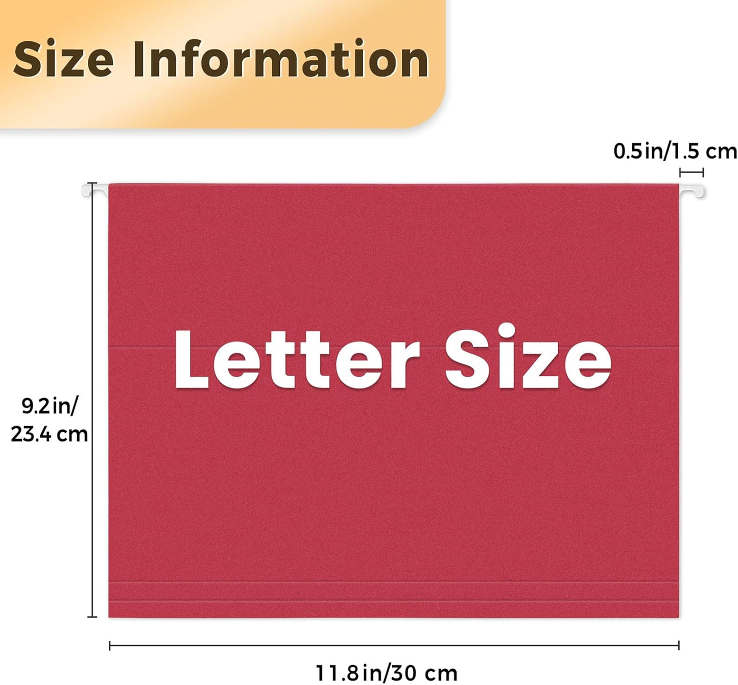 SUNEE Hanging File Folders, 50 Pack Letter Size Hanging File Folders with 1/5-cut Tabs, Stay Organized for Your Home and Office Bulk File, Documents and Paper,10 Assorted Colors