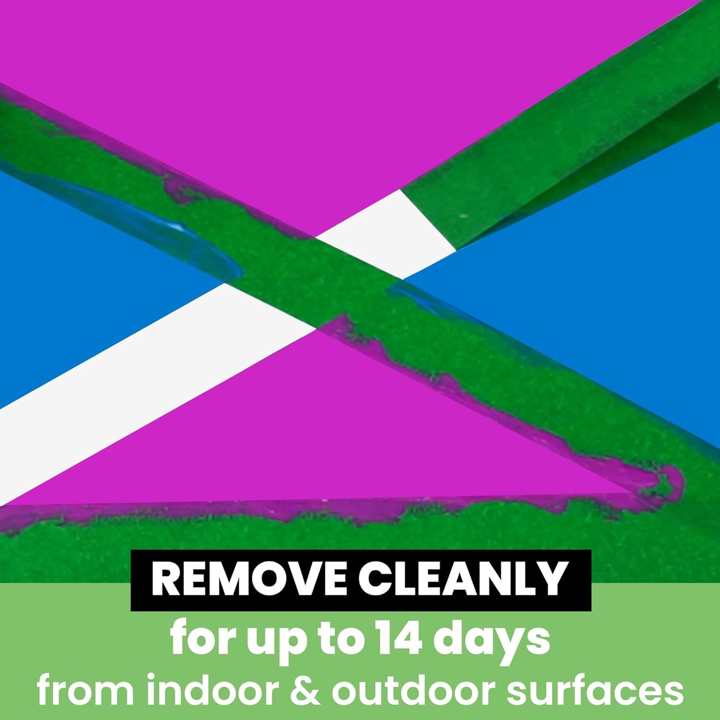 Green Painters Tape Multi-Surface Masking Tape 0.94 inch x 60 Yard, Indoor and Outdoor Painting Tape, Residue Free Easy Removal with Sharp Lines, Paint Tape for Walls, Auto, Home, 36Rolls