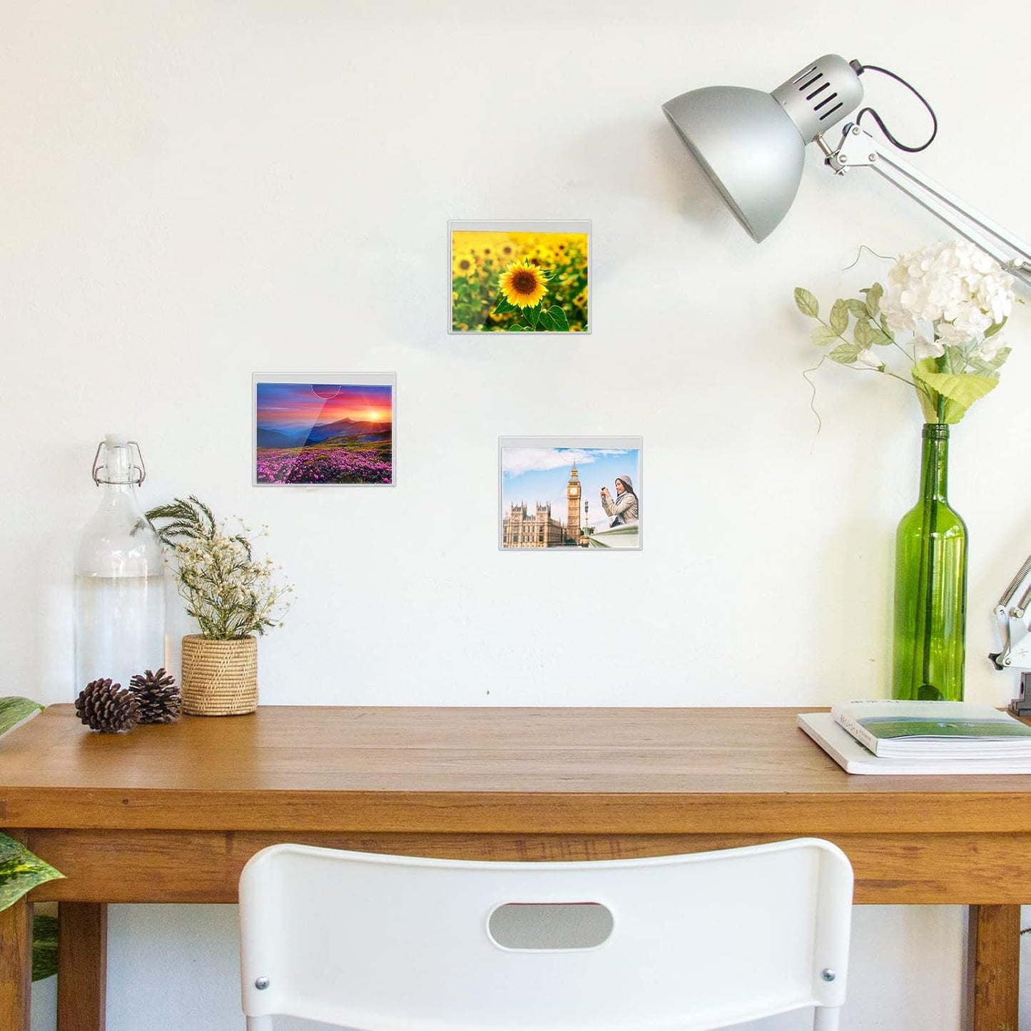 30 Pack Self-Adhesive Index Card Pockets with Top Open for Loading - Ideal Index Card Holder for Organizing and Protecting - Crystal Clear Plastic (5.9 x 4.7 Inches)