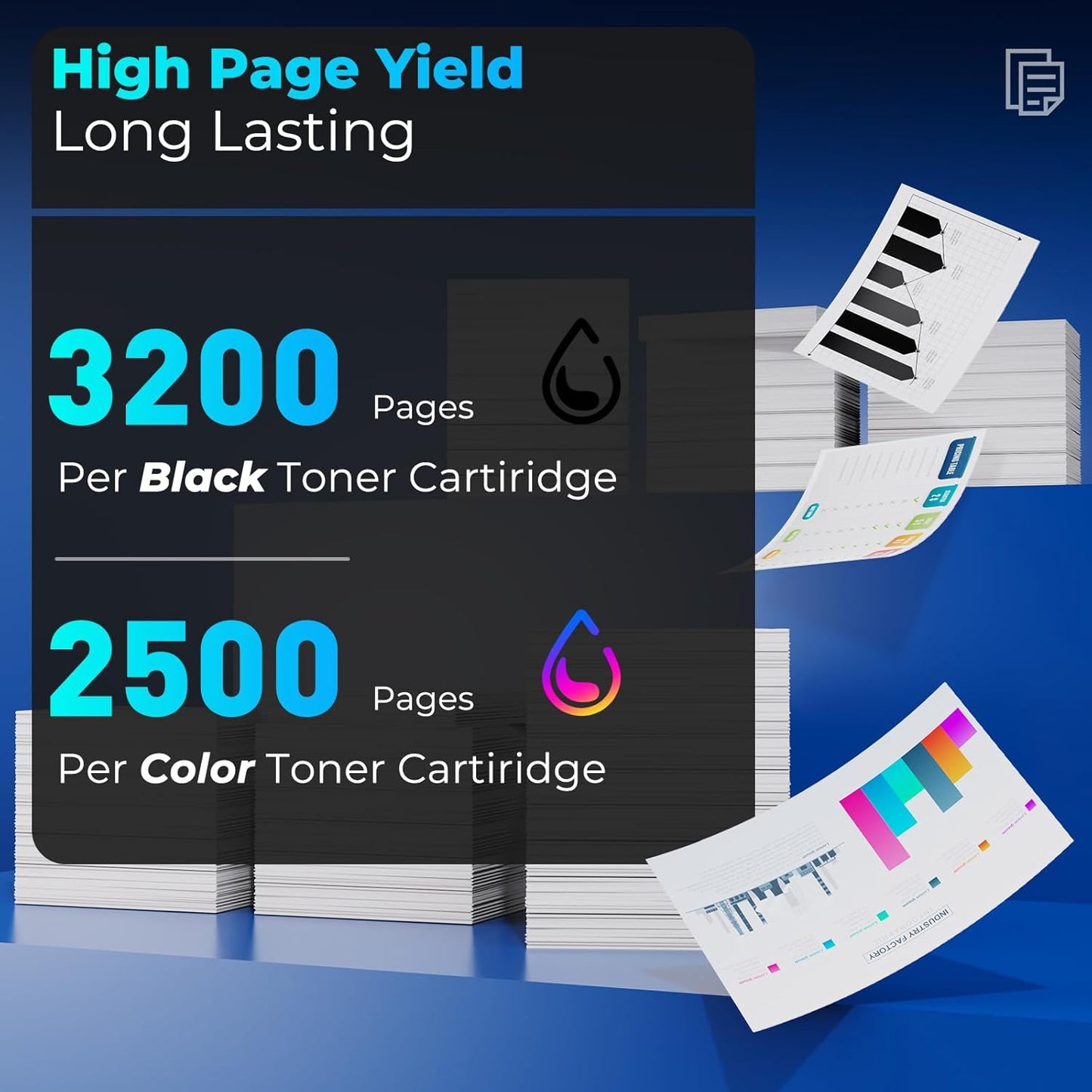 218X Toner Cartridges 3301sdw 3301fdw 3201dw Toner Replacement for HP 218X Toner Cartridge 4 Pack 218A HP218X HP218A With Chip Work for Color Laser Jet Pro 3201dw MFP 3301fdw 3301sdw 3301cdw 3301 3201