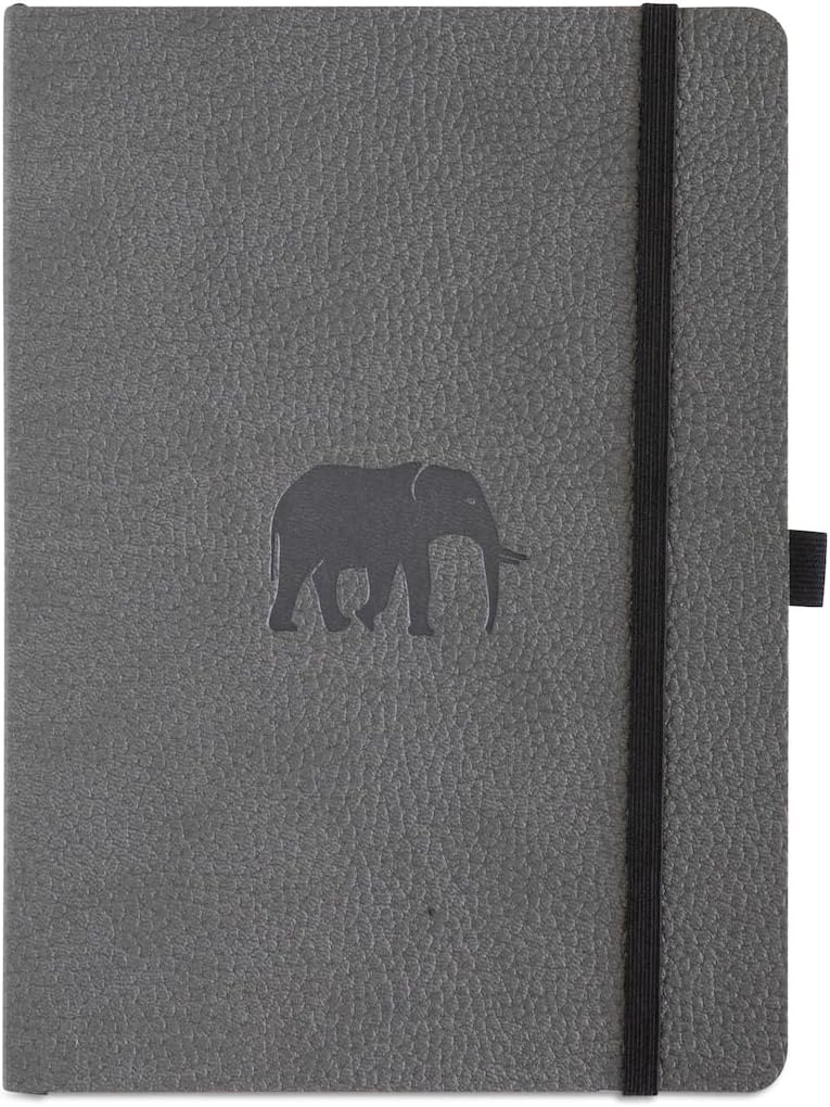 Dingbats A5 Wildlife Lined Notebook Journal - Premium Vegan Leather Softcover Executive Journal for Women & Men - Work, Note Taking, Writing & Travel
