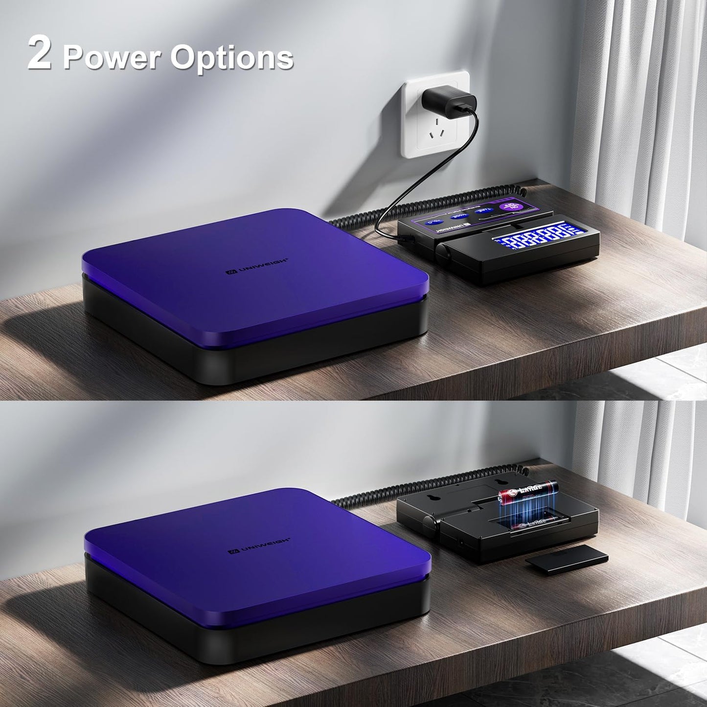 Digital Shipping Scale 110lbs/0.1oz Accurate,Postal Scale with 5 Units/LCD/Tare/Hold Function,Auto-Off,Postage Scale for Packages Small Business/Mail Scale,Includes Battery & USB-A