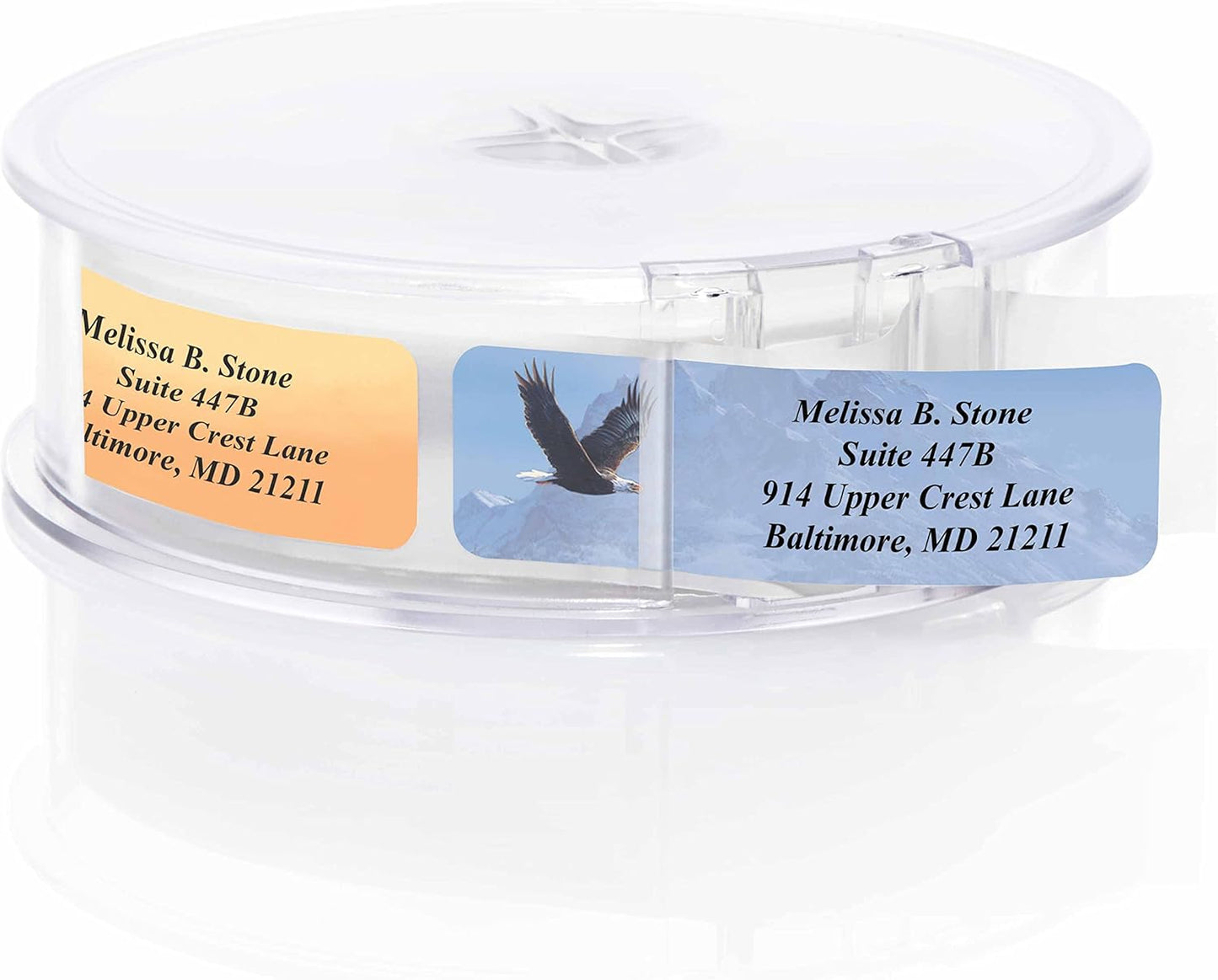 in The Wild Assorted Designer Name & Address Labels with Elegant Plastic Dispenser