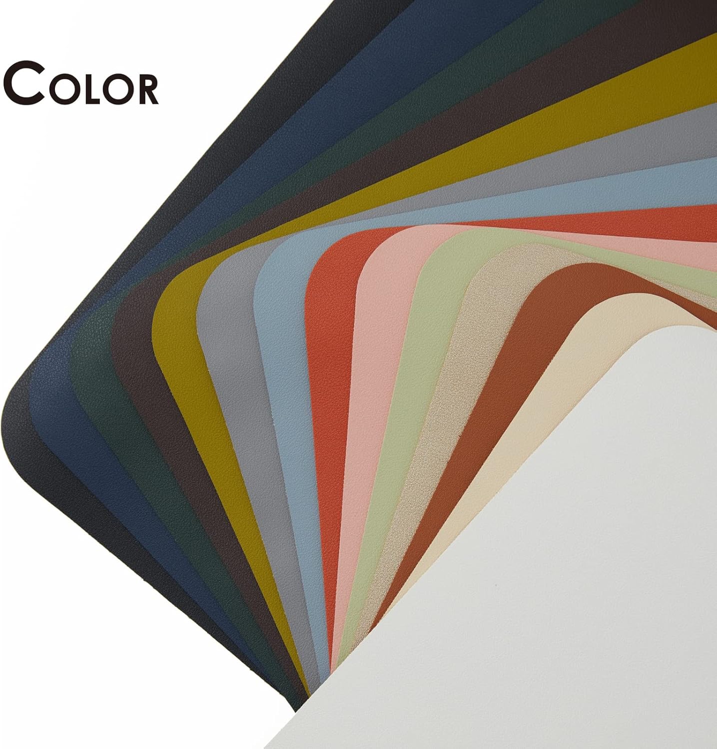 Cork Desk Mat - Dual-Sided Desk Pad for Office and Home - Desk Organization and Accessories - Ideal for Large Mouse Pad and Desk Mats on Top of Desks(Dark Blue,90cmx 43cm)