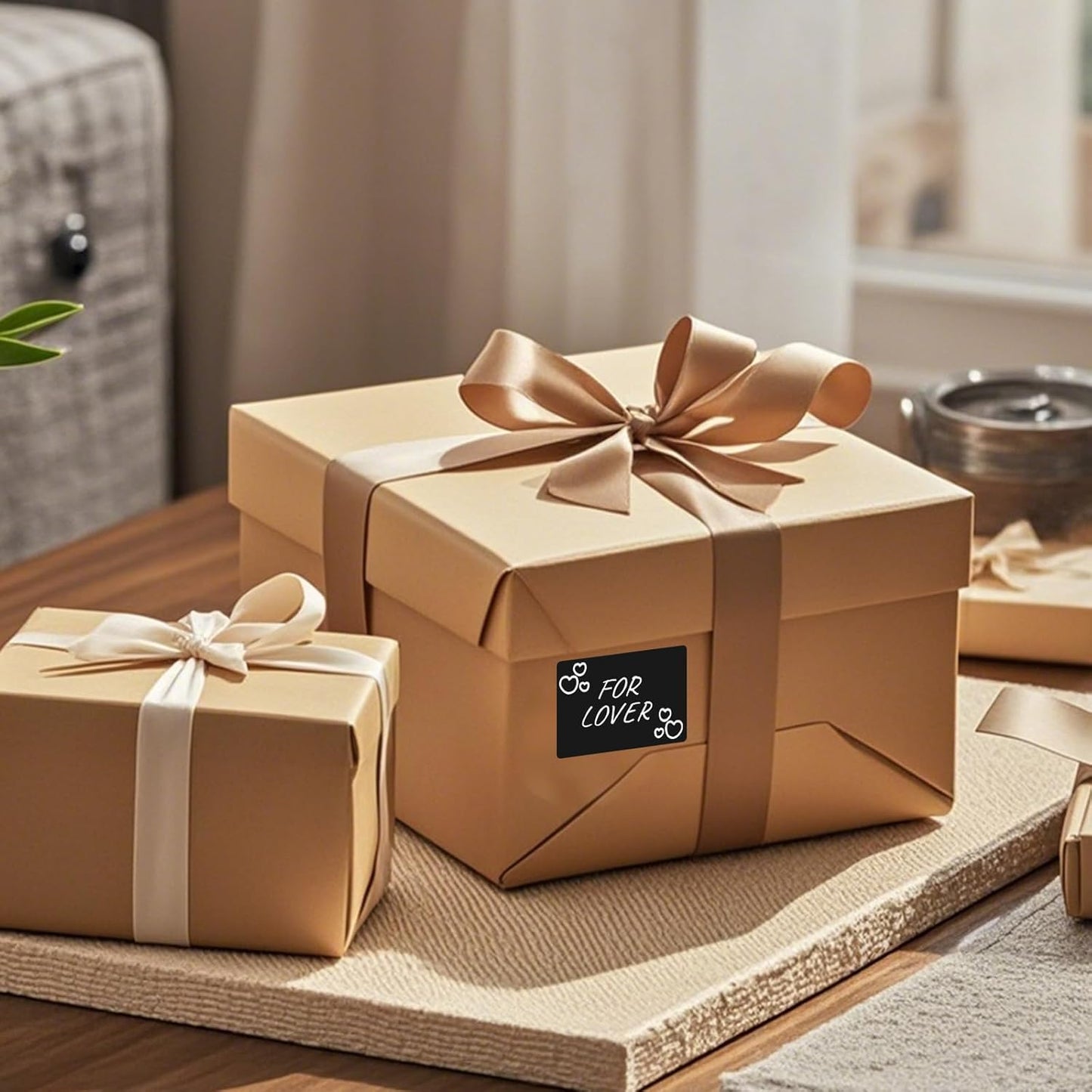 Colored Labels Stickers 3×2 Inch Rectangle Vinyl Black Sticker Removable Assorted Color Coding Name Tag for File Folder Classroom Office Inventory Marking 40 PCS