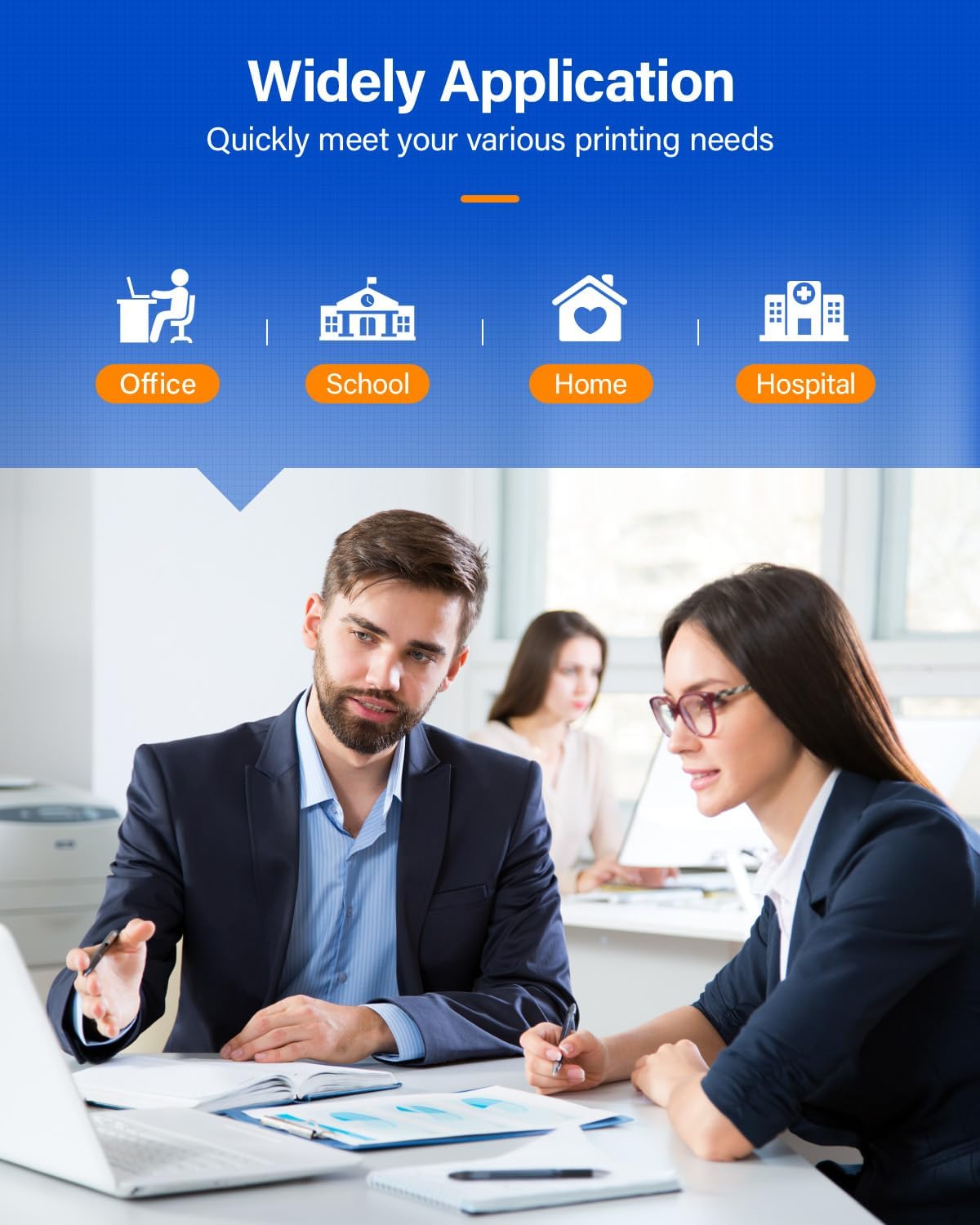 106R01294 Phaser 5550 Black High Capacity Toner Cartridge 2-Pack with chip Replacement for Xerox 106R01294 Toner Cartridges Compatible with Xerox Phaser 5550 Series Laser Printer Ink All-in-One Copier