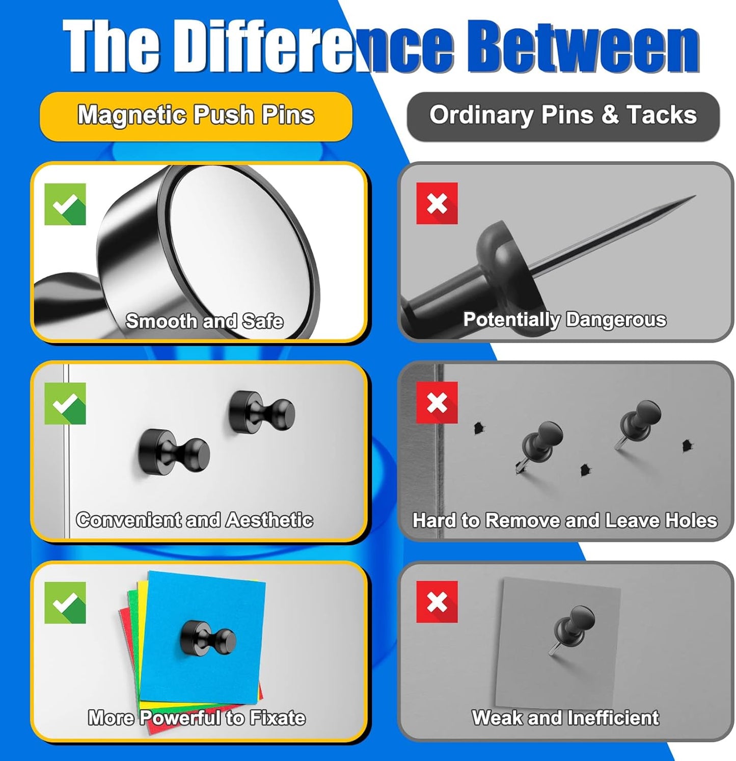 120PCS Strong Refrigerator Magnets,Green Metal Magnetic Push Pins, Strong Magnets for Whiteboard, Magnetic Clips Heavy Duty for Lockers, Kitchen, Office, Home Decorative, Desk Accessories