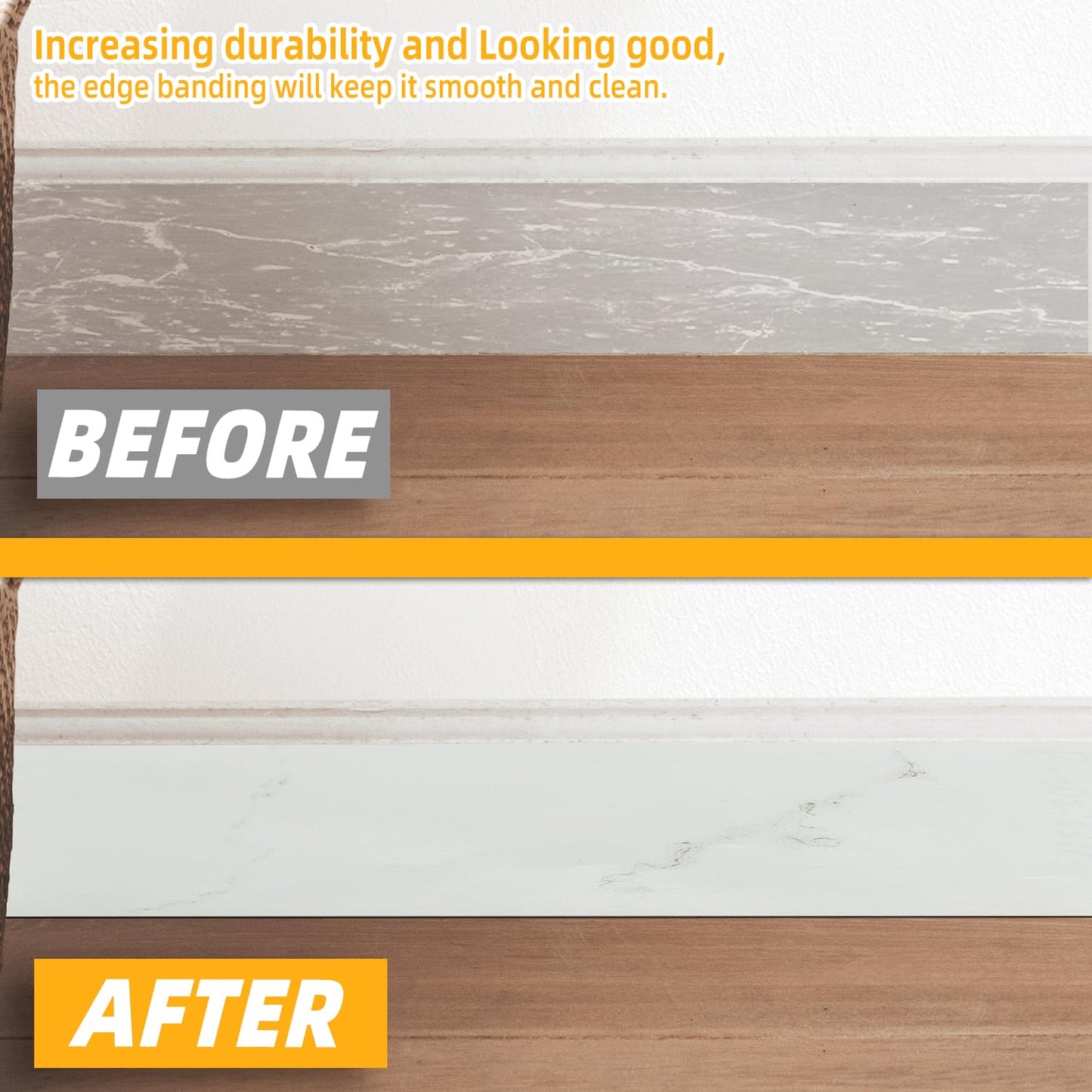 GSCIT Club Wood Grain Repair Tape, 2.4 inch X 25ft Self Adhesive Marble Grain Repair Patch for Tables, Chairs, Baseboards, Doors, Windows, Floors, Handicraft DIY.