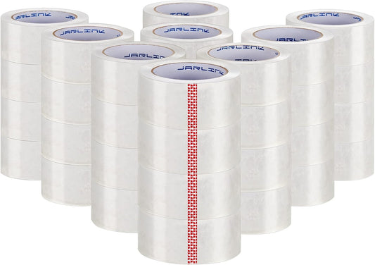 JARLINK Clear Packing Tape (36 Rolls), Heavy Duty Packaging Tape for Shipping Packaging Moving Sealing, 2.7mil Thick, 1.88 inches Wide, 60 Yards Per Roll, 2160 Total Yards