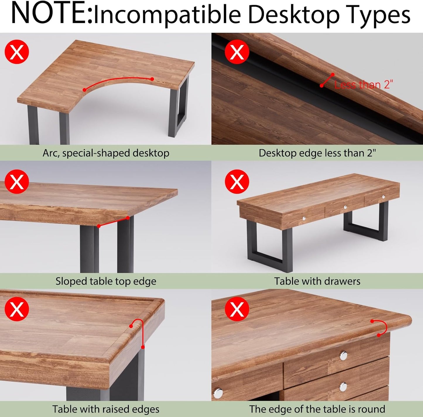 Desktop Keyboard Tray, Under Desk Pull Out,25.59" X 11.81" Large Size Radian Keyboard Tray with C-Clip Mount, Easy Installation, Computer Keyboard Stand, for Home Study and Office(Black)