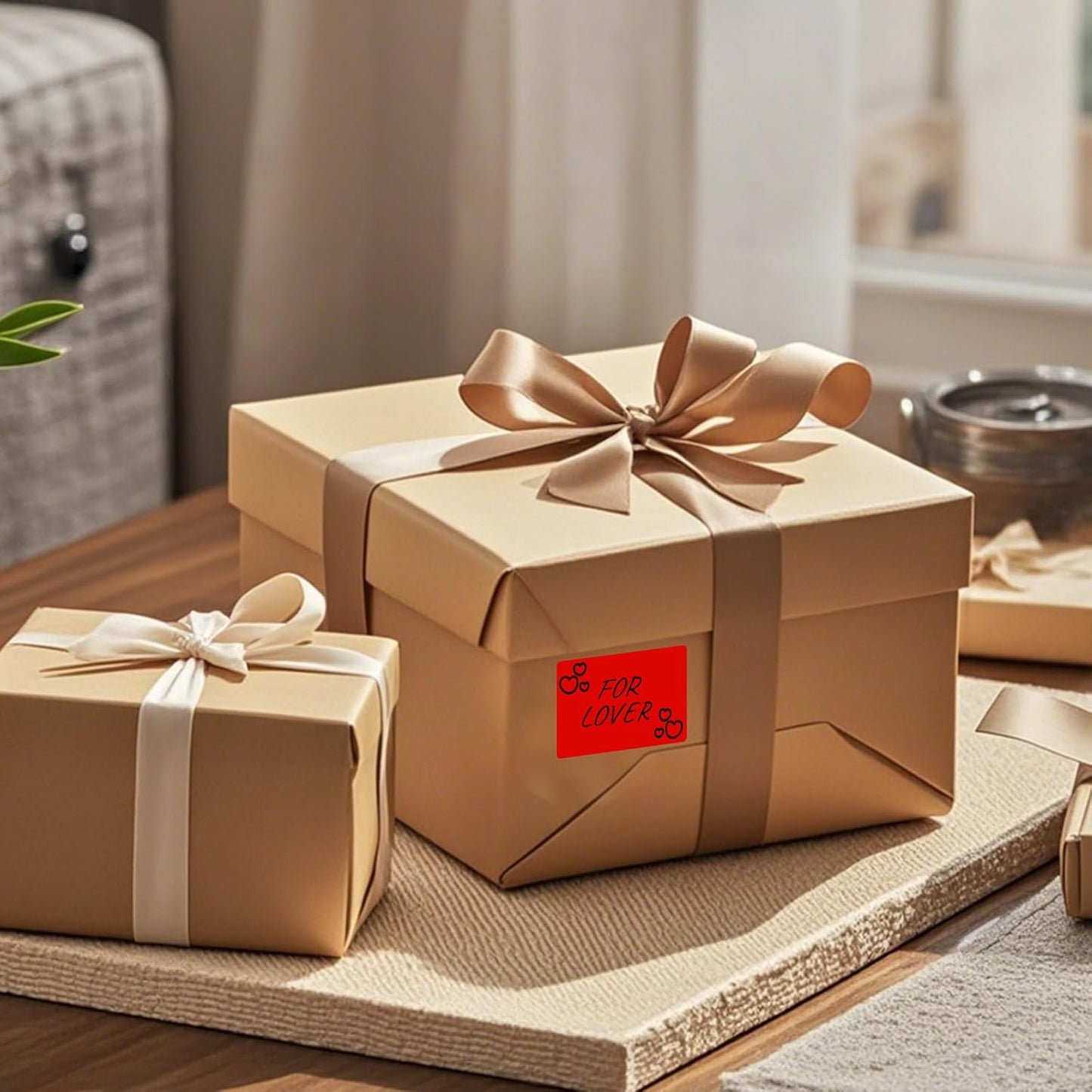 Colored Stickers 3×2 Inch Vinyl File Folder Sticker Red Rectangle Removable Waterproof Color Coding Moving Label for Boxes Office Inventory Labeling 40 PCS