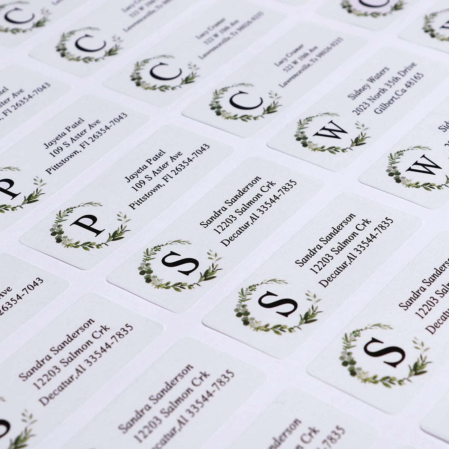 Custom Address Labels - Personalized Return Labels With Strong Adhesion for Cardboard, Paper, Plastic, Glass, Metal (2.6x1 Inch, Set of 280)