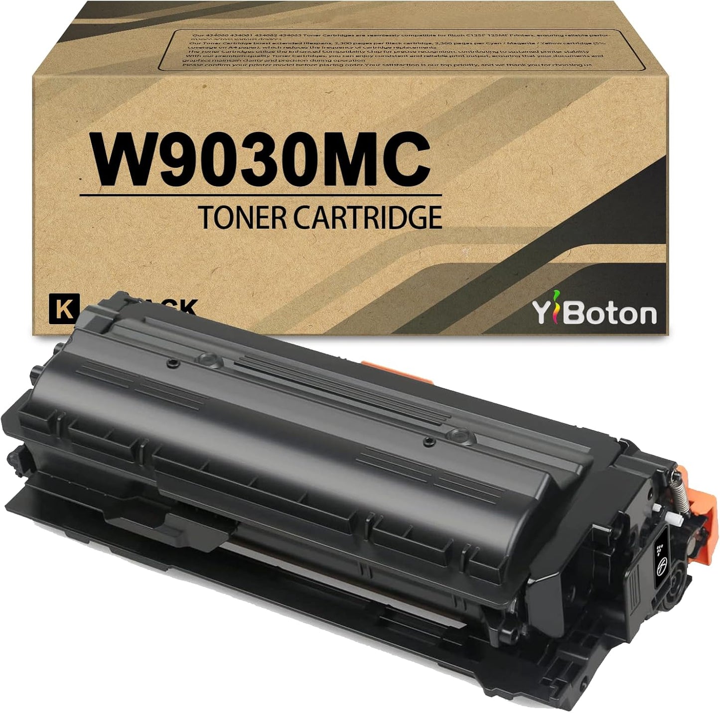 High Yield W9030 W9030MC Black Toner Cartridge Compatible with HP W9030MC Toner MFP E67550dh E67650dh E67560z E67660z Printer