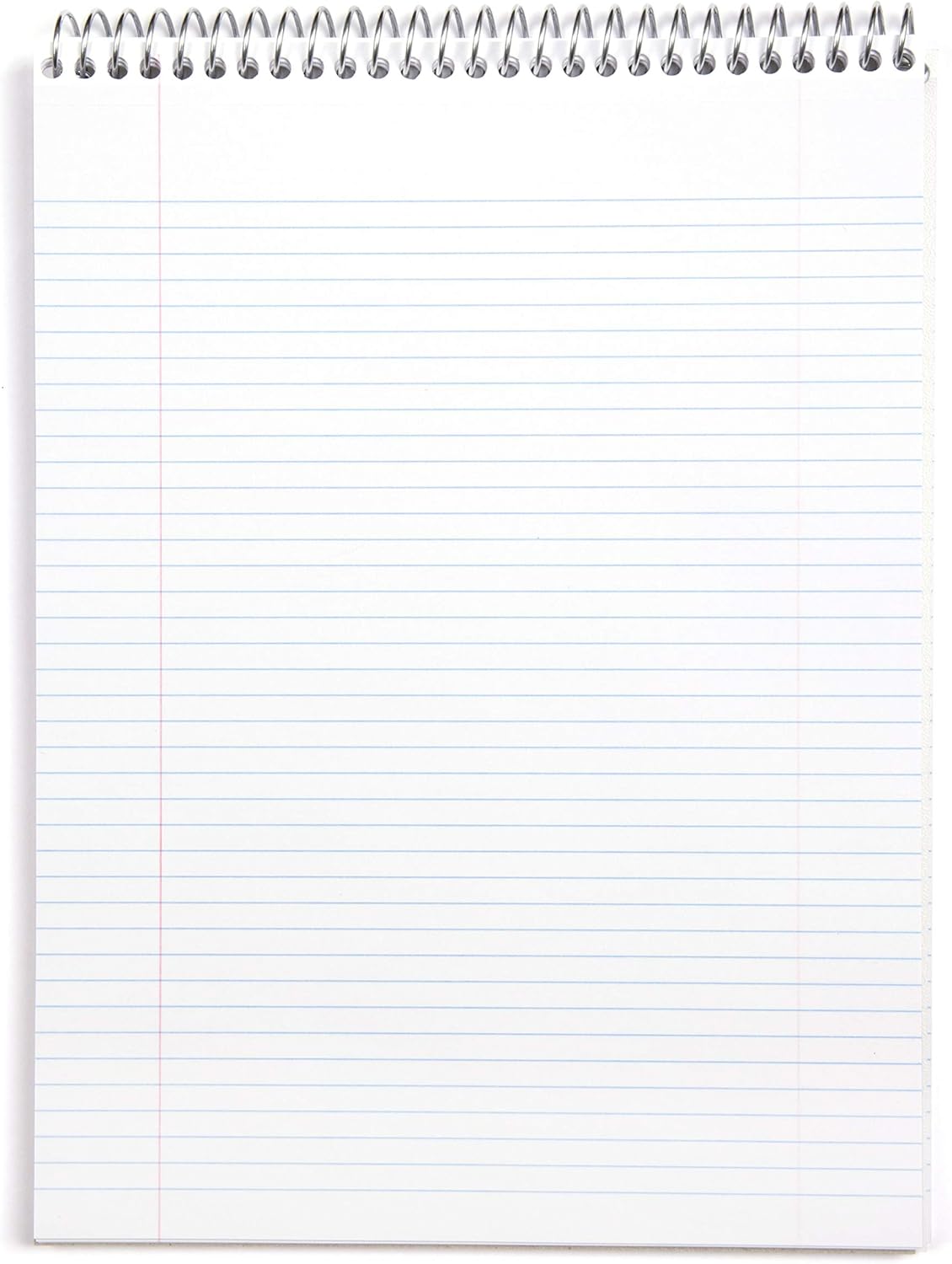 Mintra Office TOP BOUND Durable Spiral Notebooks (Teal, Purple, White, College Ruled 3pk)