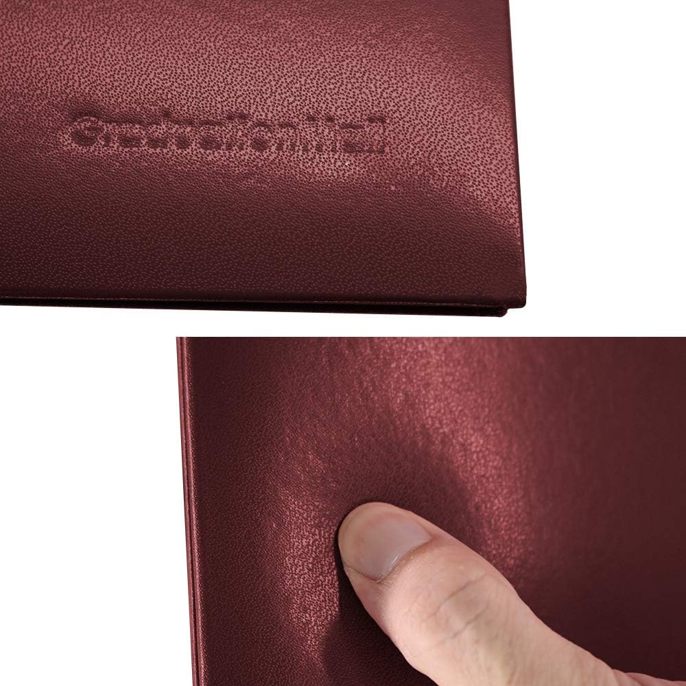 GraduationMall 8.5"x11" Smooth Padded Diploma Cover Certificate Holder Maroon,1-Pack