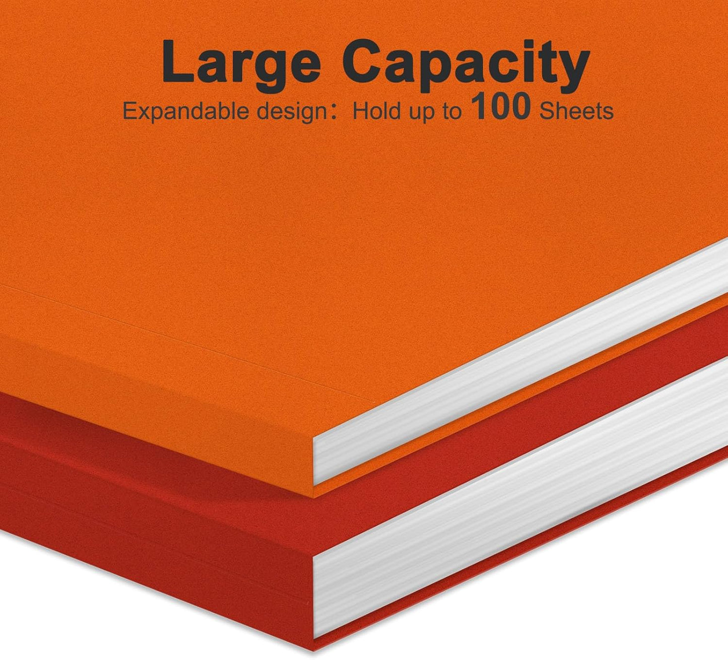 ViVin File Folder, 50 Pack Colored File Folders with 1/3-Cut Tabs, Fits 8.5 * 11 Letter Size Paper, Manilla Folders for Home Office School Documents(Assorted)