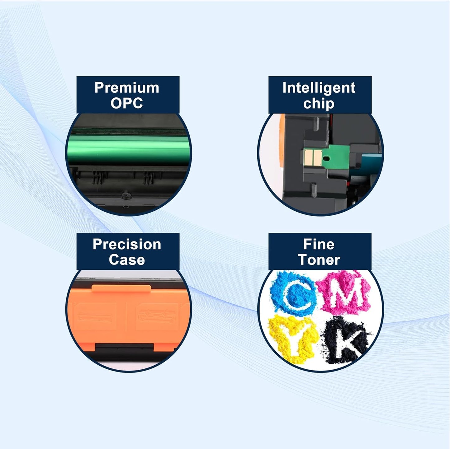 2 Pack Replacement for HP 215A Black Toner Cartridge W2310A for hp Color Pro M182nw M183fw M182 M183 M155 Series Printer Ink