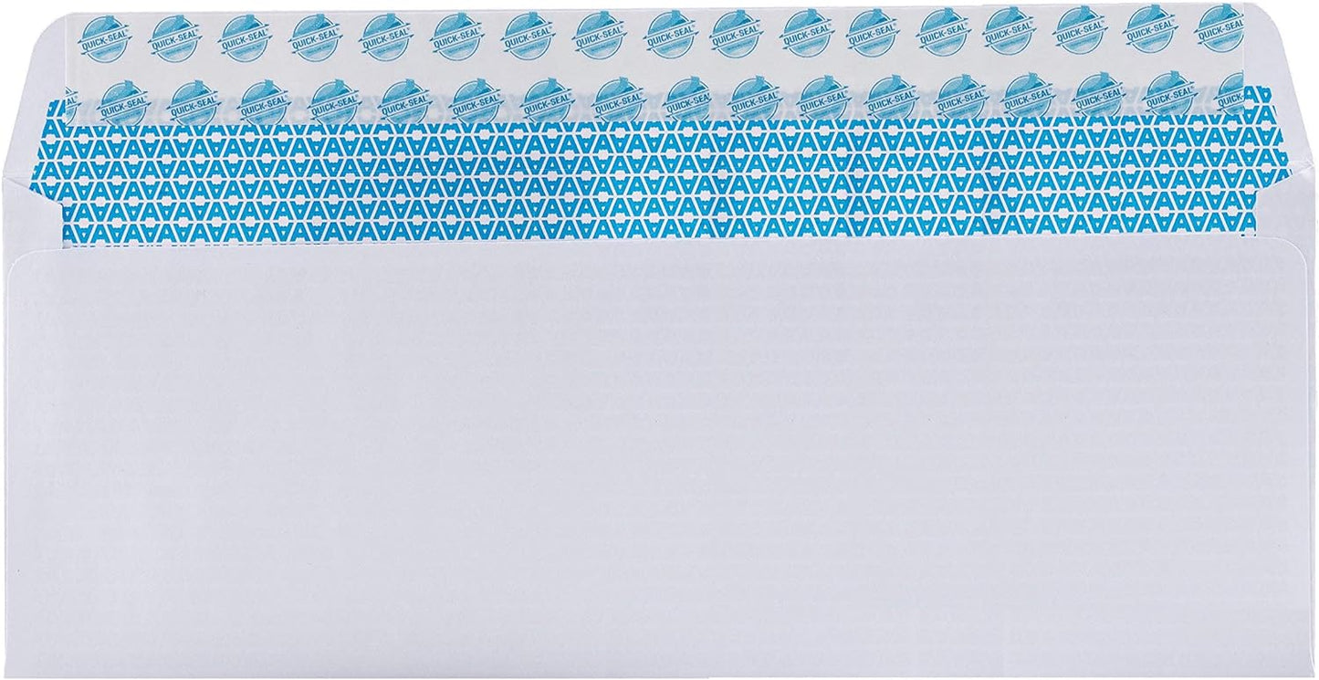 Aimoh 100#9 Custom Printed Courtesy Reply Mail Self-seal Security Envelopes - Personalized with Logo and/or Return Address - Self-seal Closure, 3-7/8 x 8-7/8 Inches, 100 Count (7-30138-100)
