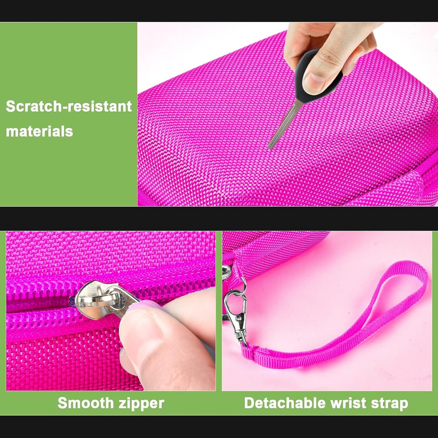 Digital Camera Case Compatible with VAHOIALD FHD 1080P/ for CAMKORY Digital Point and Shoot/for KODAK PIXPRO FZ45-BK 16MP Vlogging/for IWEUKJLO/for Nsoela, Holder for SD Card More- (Box Only)