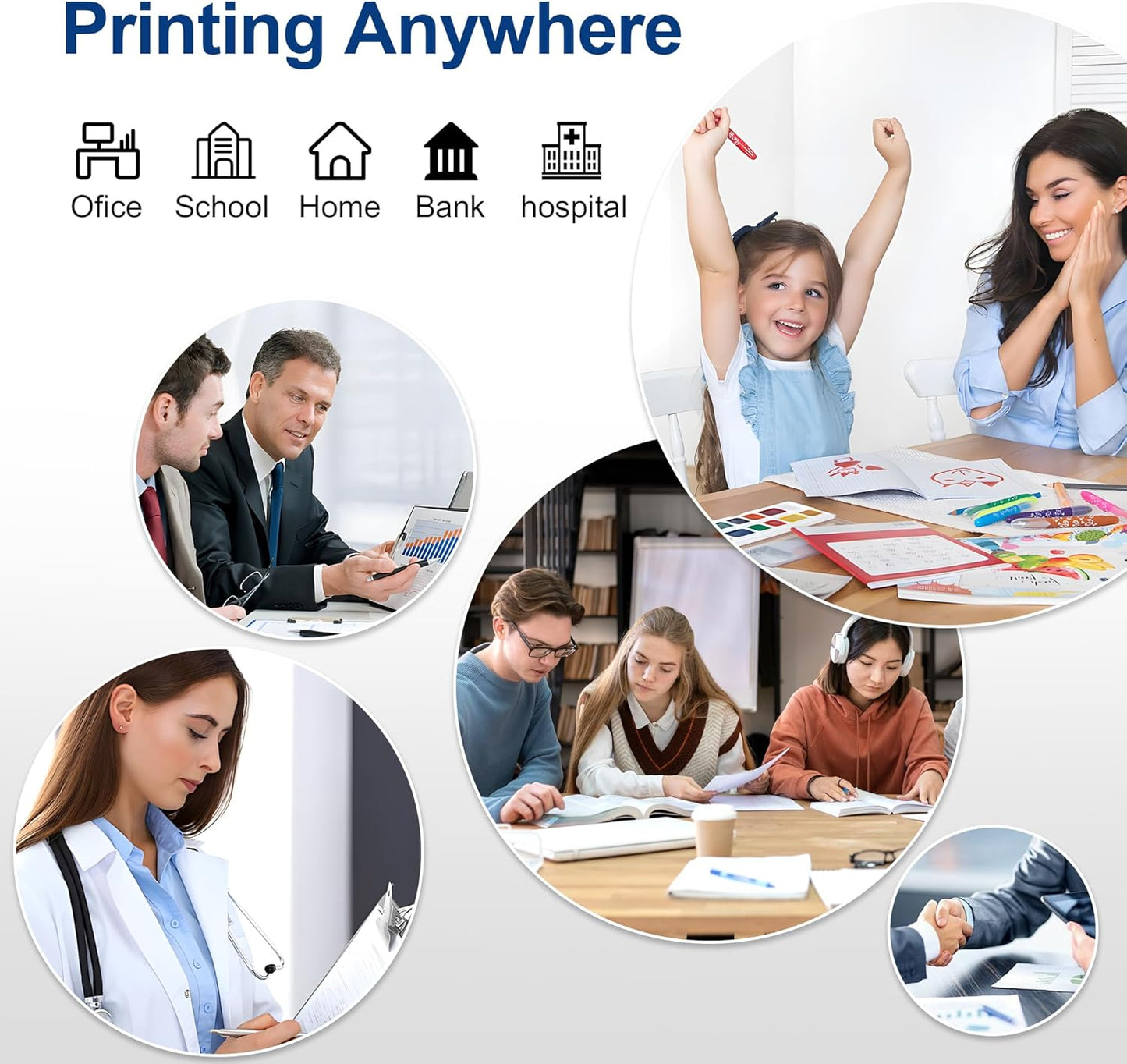 212A Toner Cartridges 4 Pack (with Upgraded Chip) Remanufactured Replacement for 212A 212X for Color Enterprise M554 M555 Color Enterprise MFP M578 Series Printer (Black Cyan Yellow Magenta)