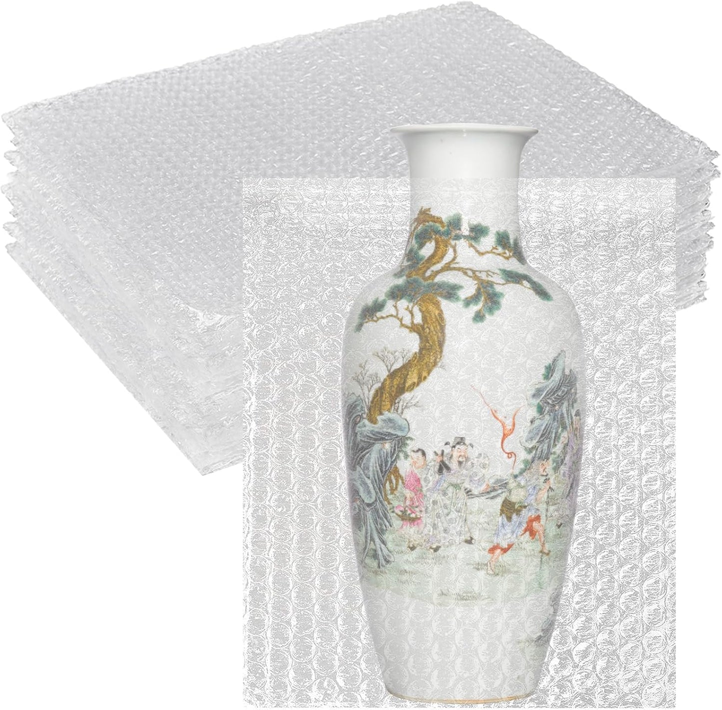 14 Pack Clear Bubble Out Bag Pouches,18x22 inch Large Bubble Bag for Extra Protection,Double Walled Shockproof Bubble Cushioning Wrap Bag Pouches for Storage,Shipping,Moving,Packing Supplies