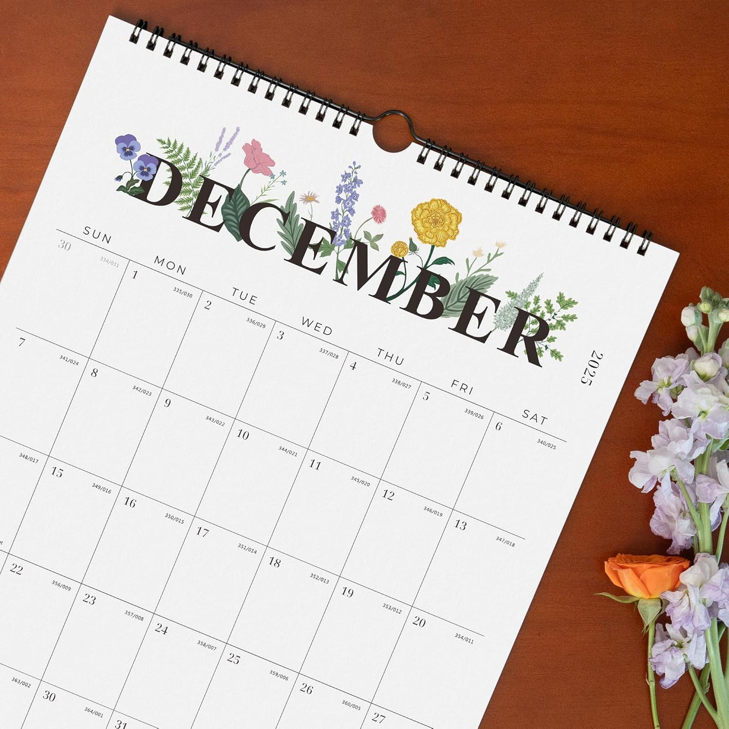 Calendar 2025-2026, Cabbrix Wall Calendar 2025-2026, Runs from July 2025 to December 2026,12 x 15 Inches, Twin-Wire Binding, Perfect for Organizing & Planning