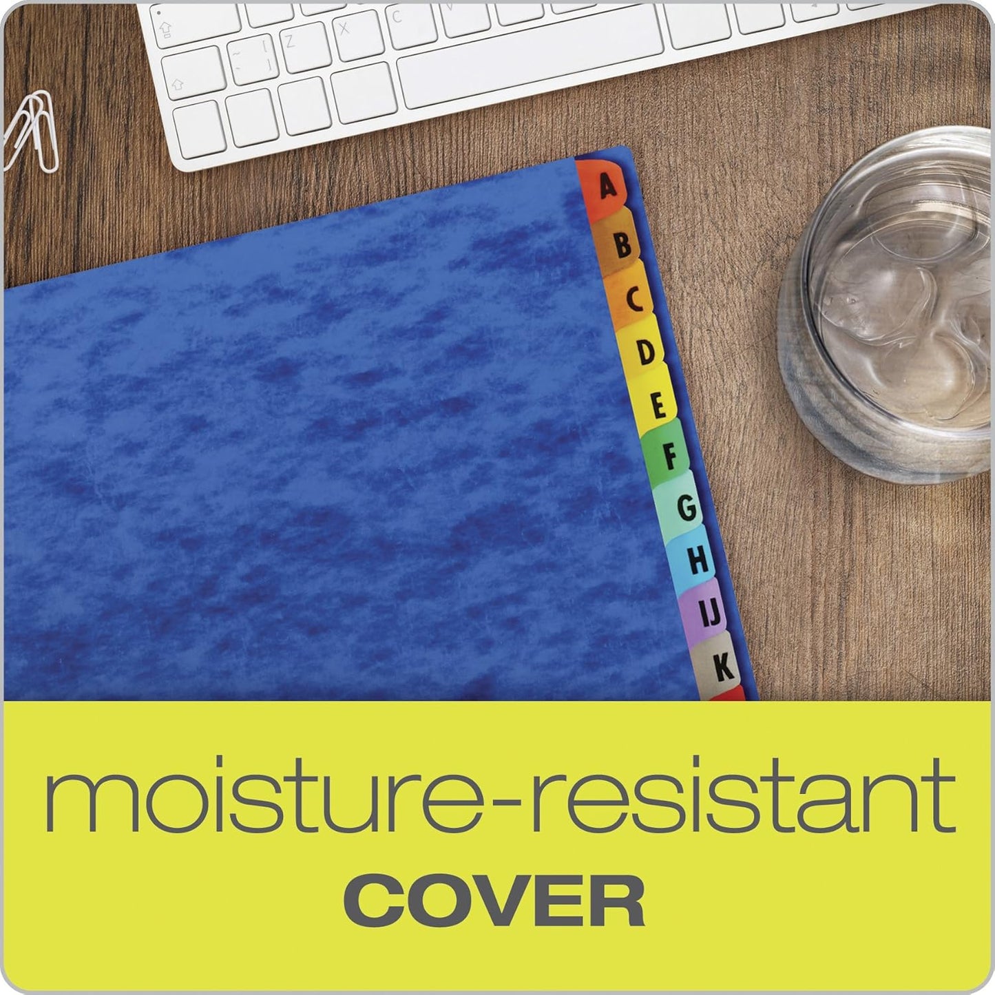 Pendaflex Daily A-Z Indexing Midnight Blue Desk File/Sorter,(11015) 1 EA & File Folders, Letter Size, 8-1/2" x 11", Classic Manila, 1/3-Cut Tabs in Left, Right, Center Positions, 100 Per Box (65213)