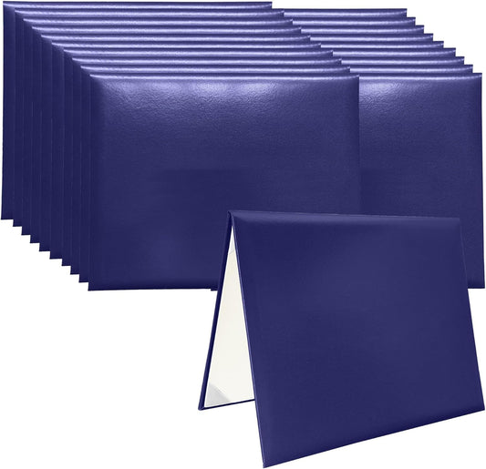 20 PCS Smooth Diploma Certificate Cover 8 1/2" x 11" Purple