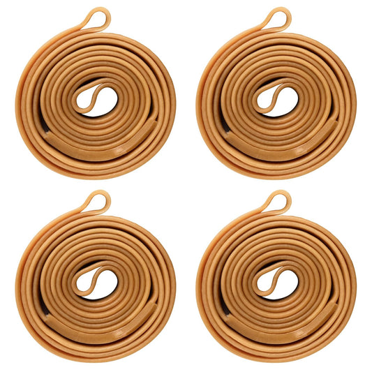 IDL Packaging 56" Strong, Elastic & Flexible Rubber Bands, Pack of 4, Beige - 2X Elasticity, 80% Natural Rubber - Extra Strong Mover Bands for Furniture, Boxes, Moving Blankets