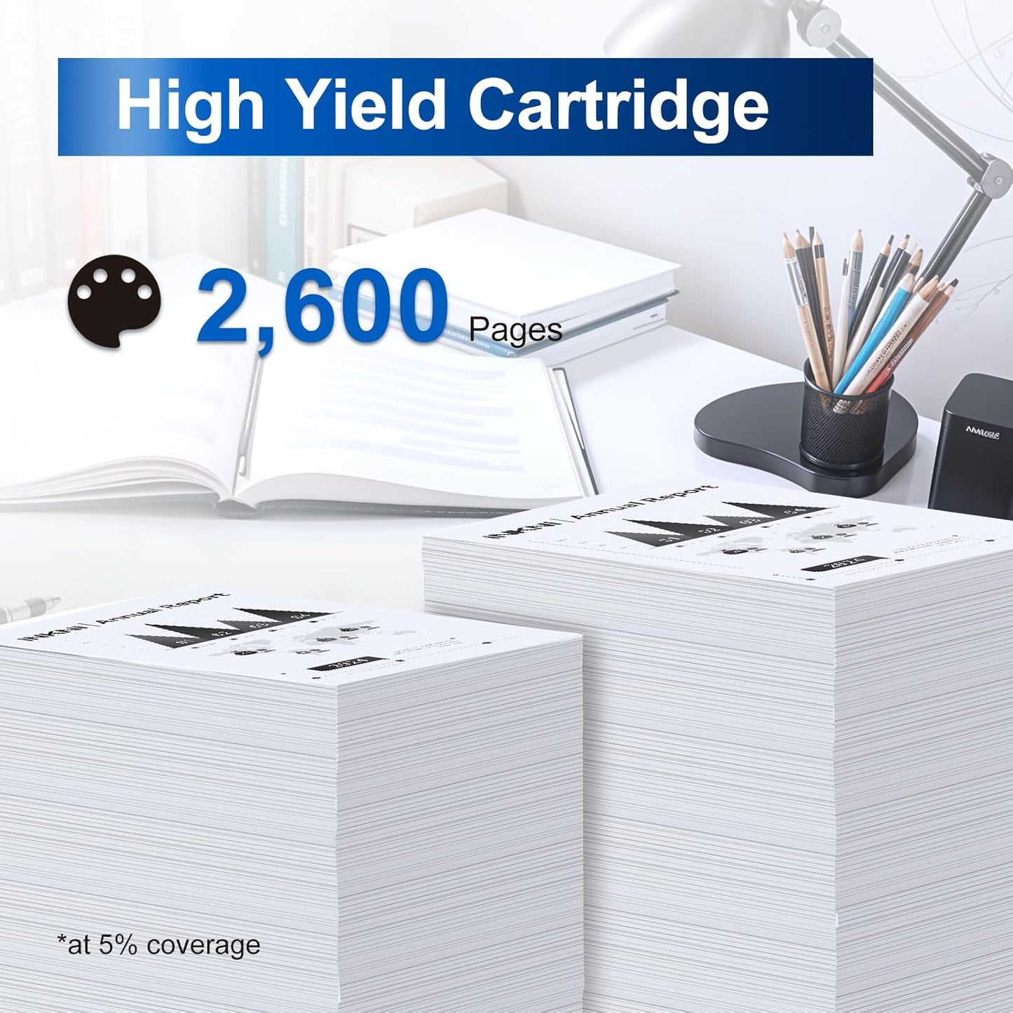 InkNI Compatible TN660 Toner Cartridge Replacement for Brother TN660 TN630 High Yield Compatible for Brother HL-L2300D DCP L2540DW HL L2320D HL L2360DW HL L2380DW MFC L2700DW Printer (Black, 2-Pack)