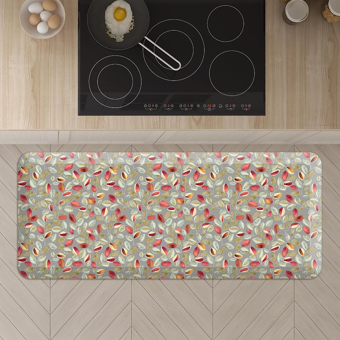 GelPro Anti-Fatigue Designer Comfort Kitchen Floor Mat Orchard Sultry Grey 20x48