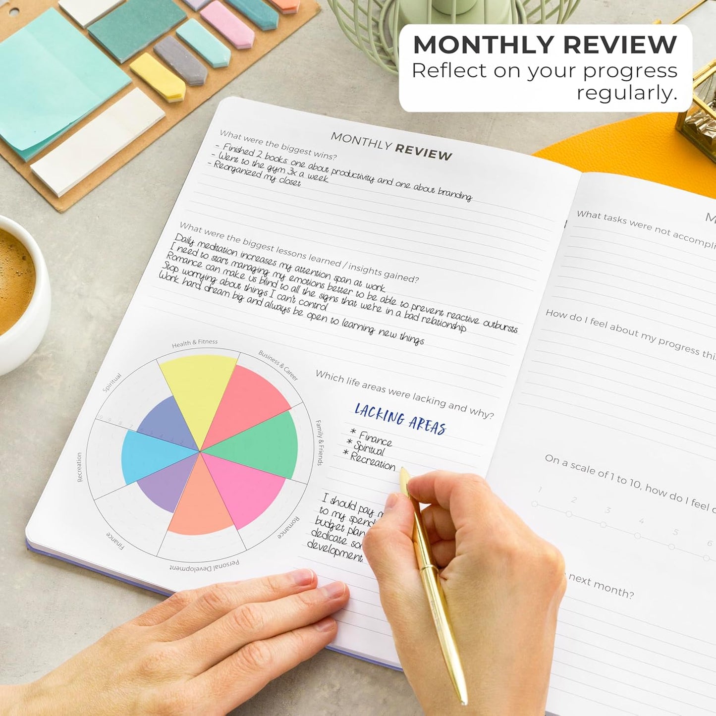 Clever Fox Planner PRO Light – Weekly & Monthly Life Planner to Increase Productivity, Time Management and Hit Your Goals, 8.5x11″ (Lavender)