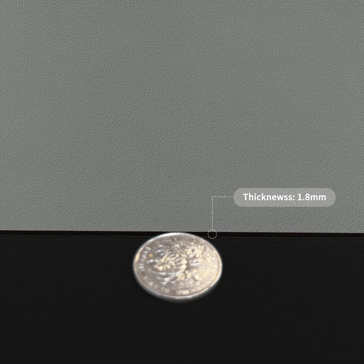 Dining Table Cover Protector for Dining Room Table - Can Be Used On Both Sides Waterproof and Easy to Clean Good Flatness Used for Dining Table(Black+Gray 44x78)