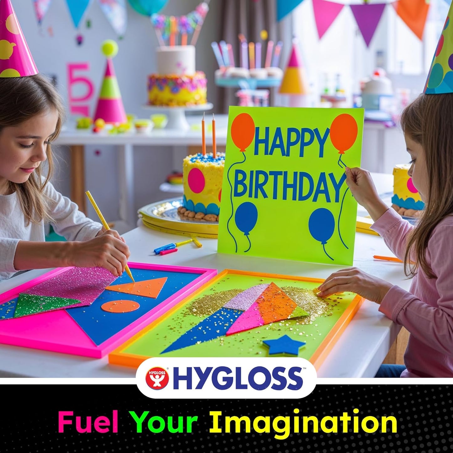 Hygloss Medium Poster Board 11x14 - 25 Neon Orange Single Color Poster Boards Bulk Pack - 10 Pt. Thickness Colored Poster Board Paper for Projects, Signs, Displays - Posterboard Multipack 11" x 14"