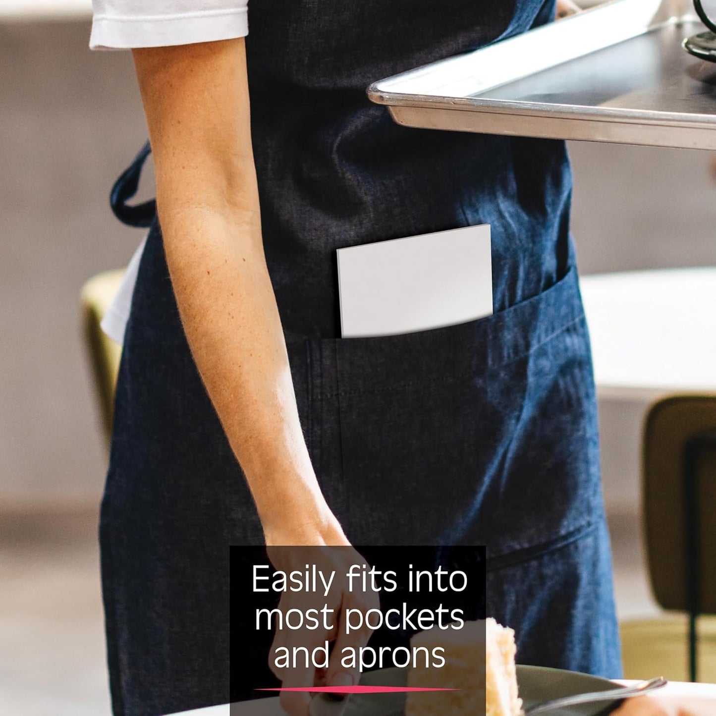 Better Office Products Blank Scratch Note Pads, 4" x 6" Pads, Server Notepads, 50 Sheets per Pad, Memo Pads, Gummed Binding for Easy Tear-off (48 Pack)