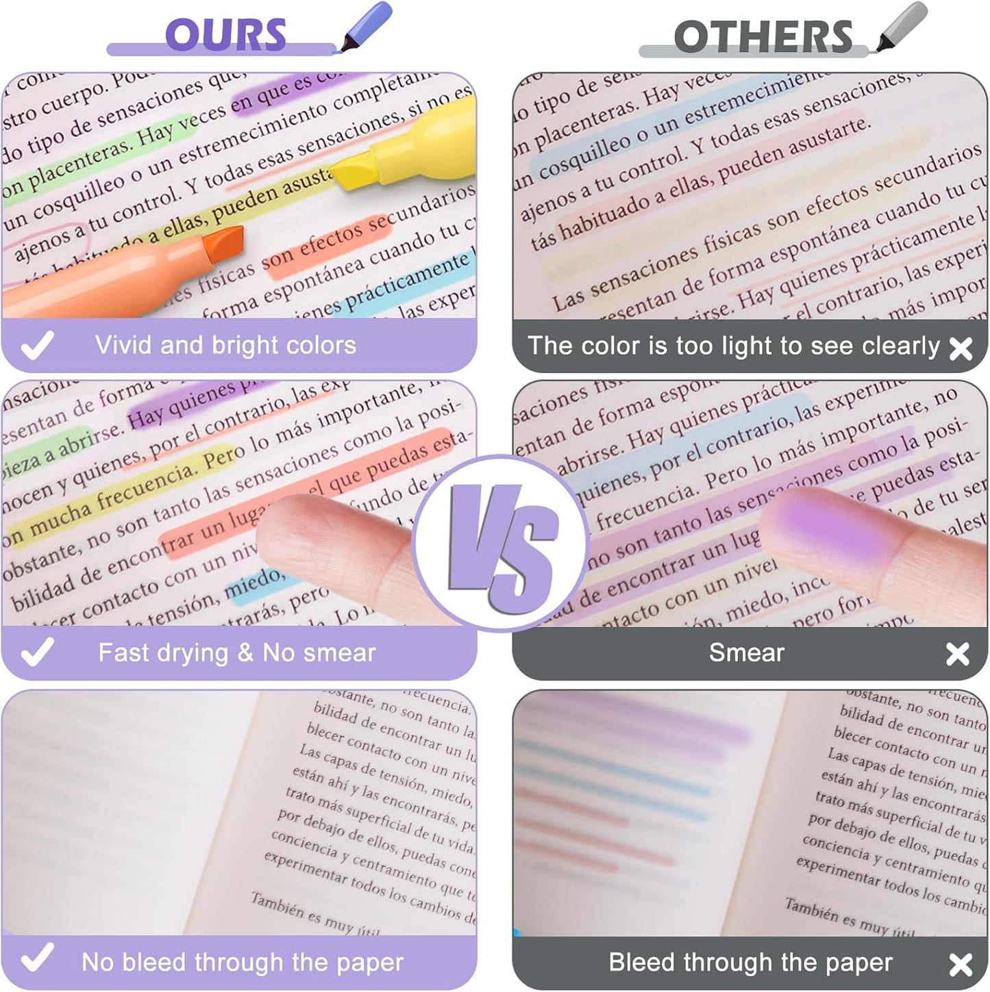 Duchong 30 Count Highlighters, Pastel Highlighters Assorted Colors Bulks, Chisel Tip Dry-Quickly Highlighter Markers for Adult Kids, Office Classroom Must Have, School Supplies for Teachers