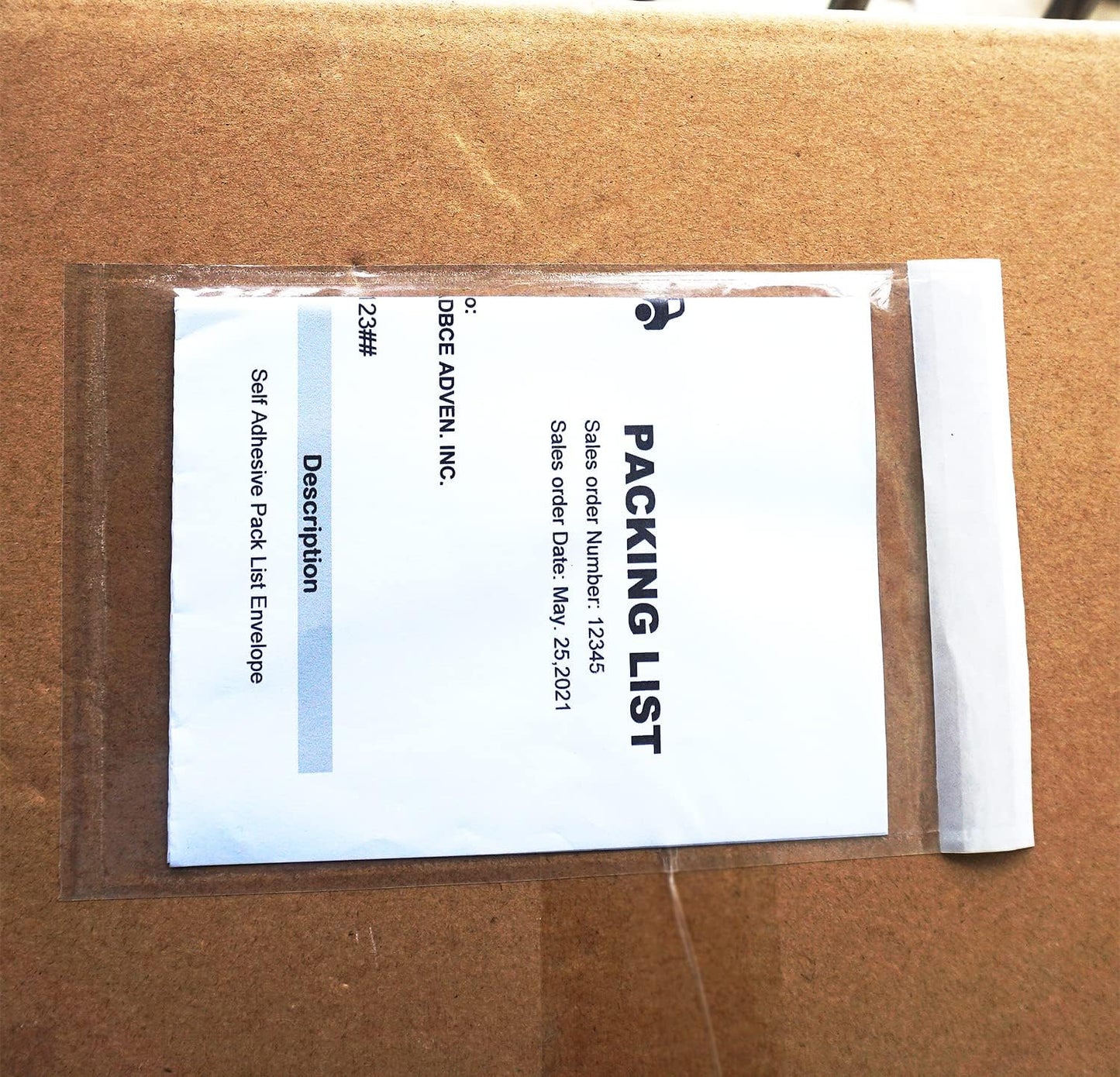 1000 Pcs Premium 4.7''x7.5'' Packing List Envelope, Tailored Size for 4x6'' Shipping Labels, Adhesive Shipping Label Pouch/Sleeve