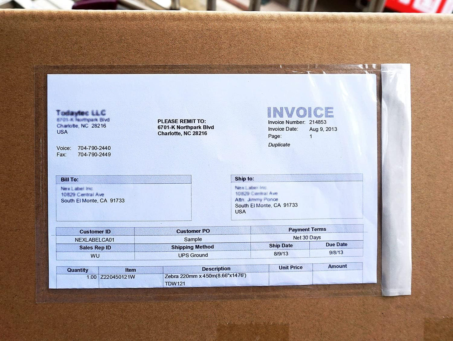 BEUYI Premium 6''x10'' Packing List Envelope, Tailored Size for Letter-size Paper Folded in Half, Adhesive Shipping Label Pouch/Sleeve (50 pack)