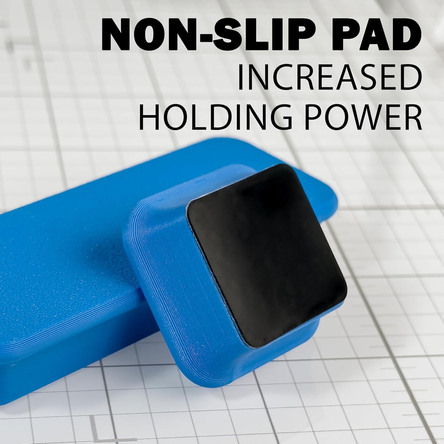 Glassboard Studio MiniBar Magnet - Strong Neodymium Rare Earth Magnets for Fridge, Whiteboard, Locker & Magnetic Glassboards - Crafting & Office Use - Strong Fridge Magnets (Seaside Teal Bar, 12)