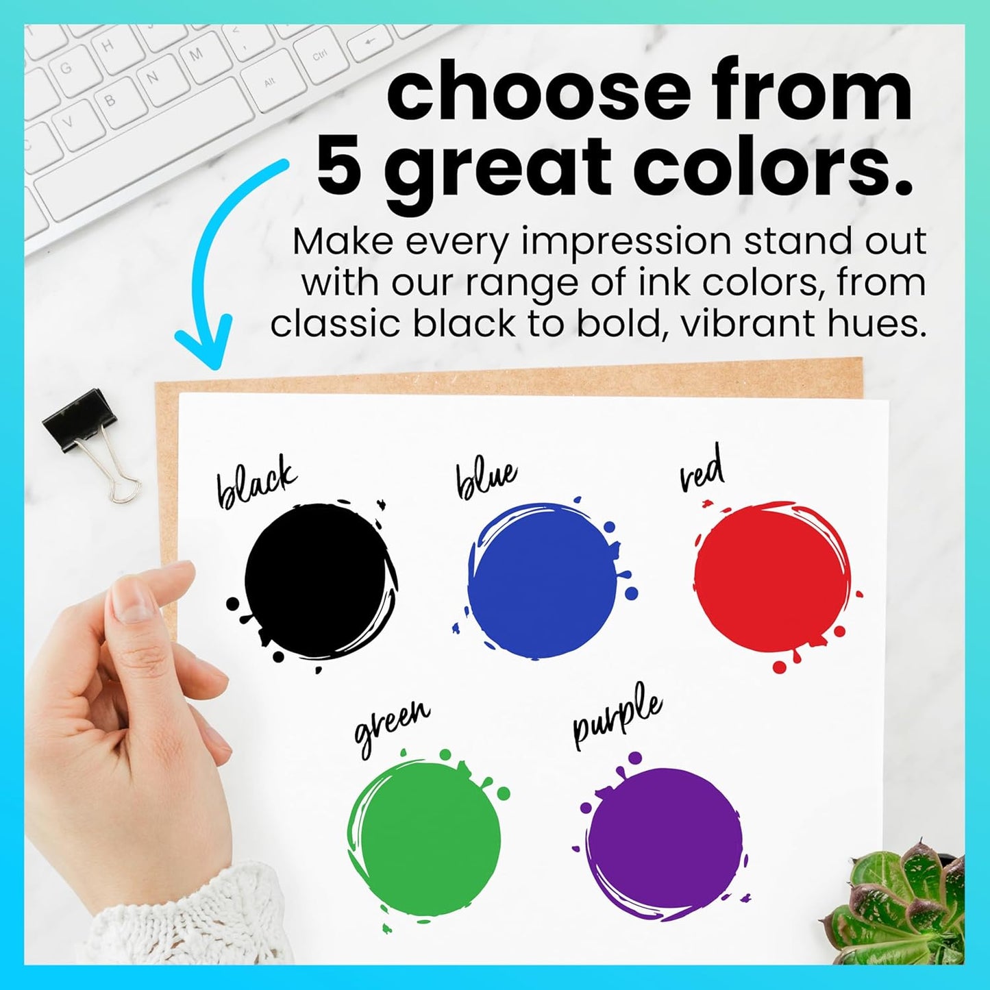 ExcelMark Self Inking Stamp Refill Ink - 2 oz. - Red Ink